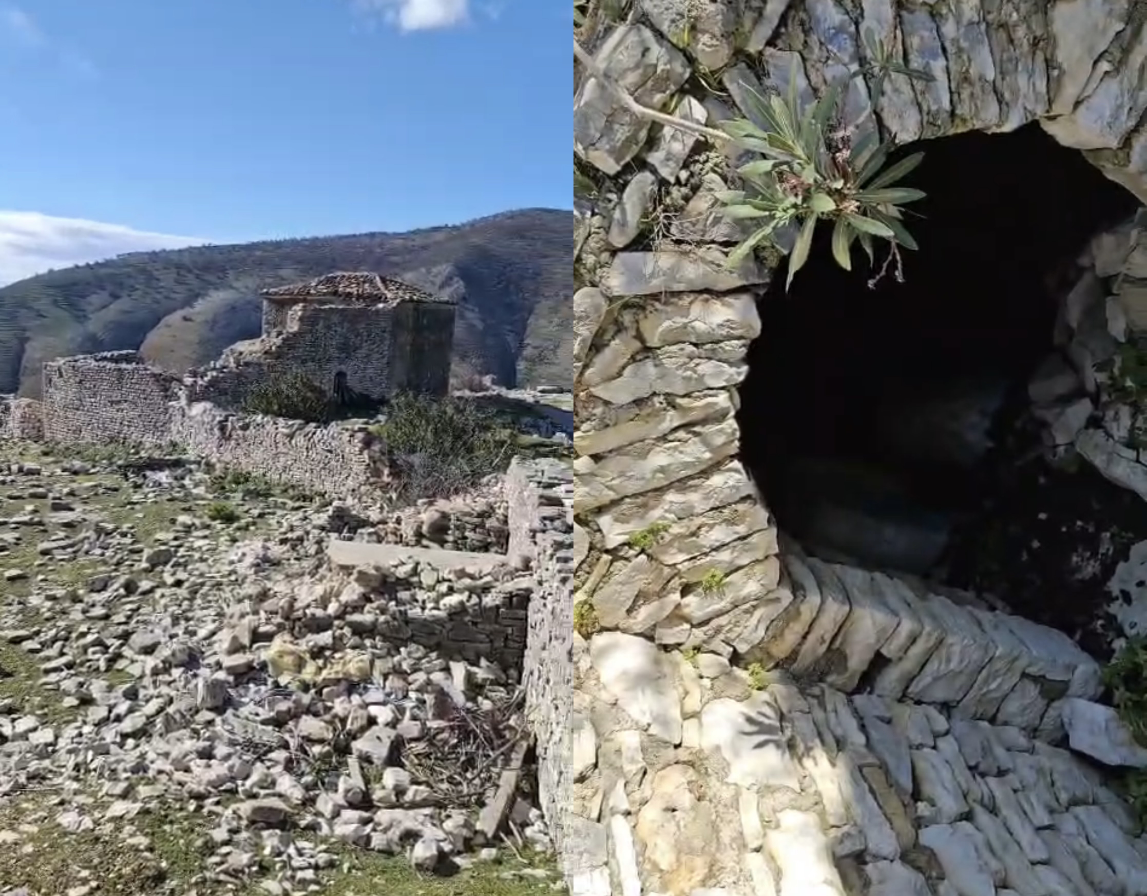 Sarajet e Ali Pashës në Qeparo  nga monument kulture në grumbull mbeturinash
