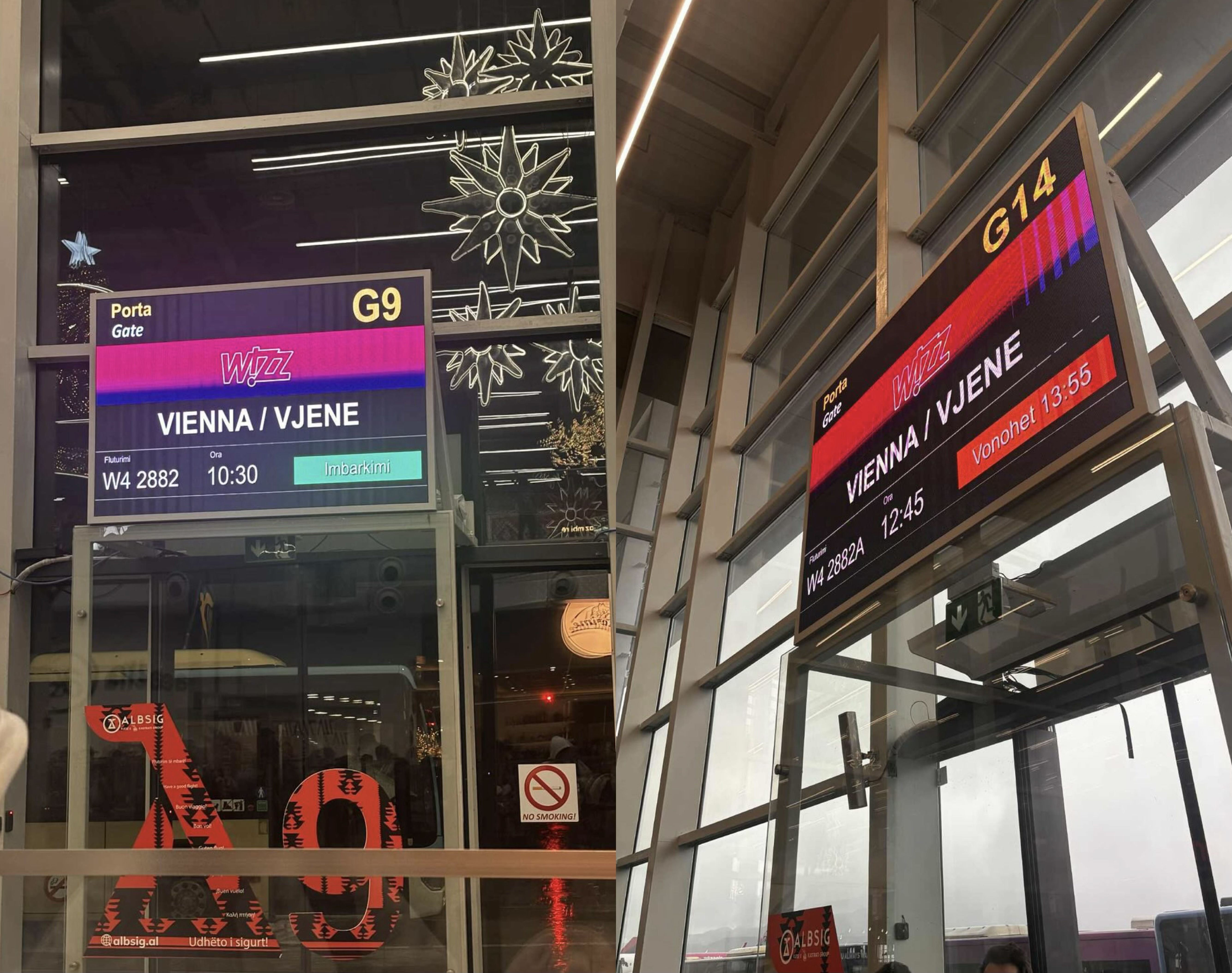 WizzAir s i harron torturat  Pasagjerët me destinacion Vjenën prej 30 orësh në aeroport