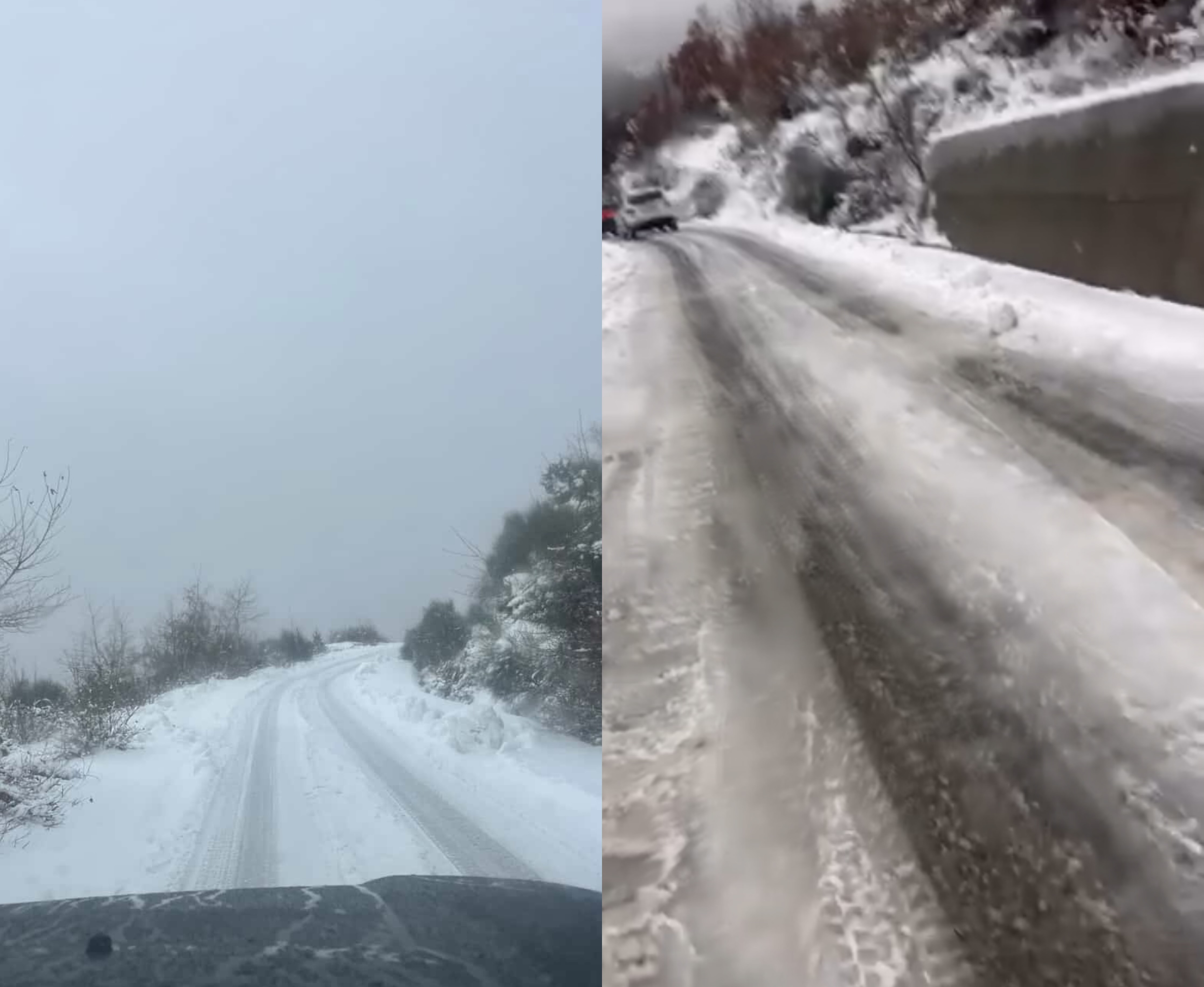 Rruga Qafë Priskë-Shëngjergj bllokohet nga bora, mes të izoluarve edhe të sëmurë