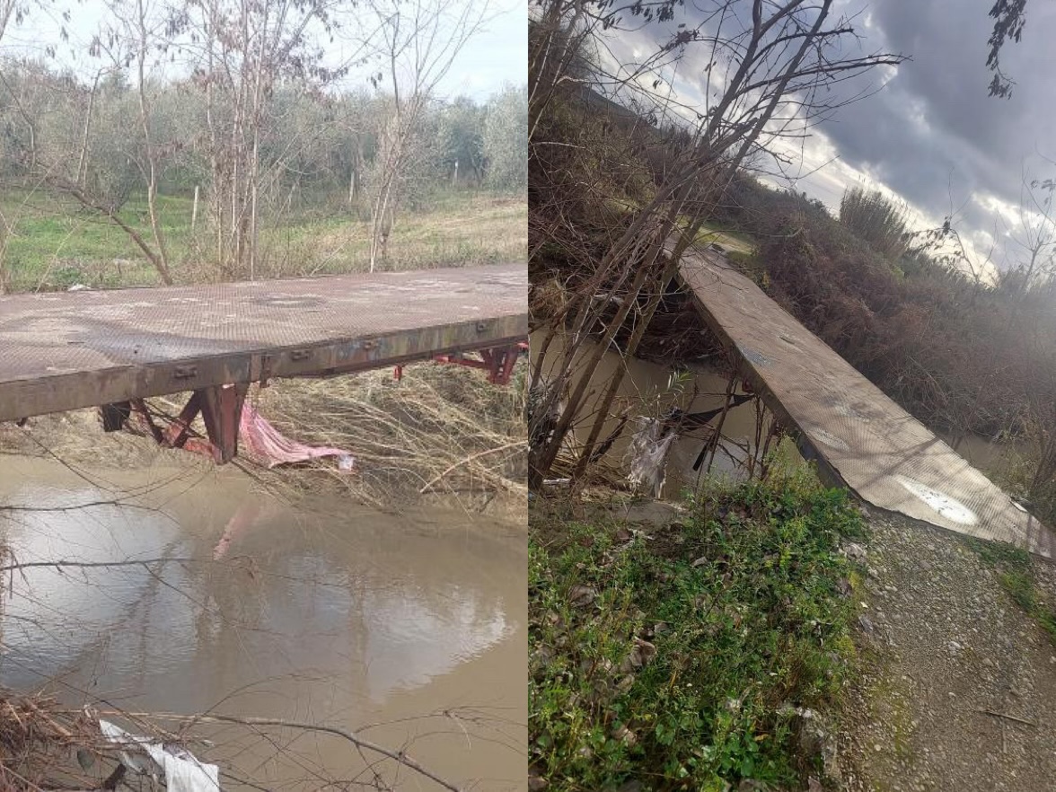 Okazion në Peqin  Shitet ura metalike me shasi traileri  çmimi i negociueshëm