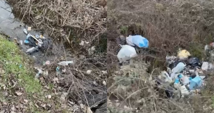 Kanali kullues në Rinas plot plehra  rrezikohet shëndeti i banorëve