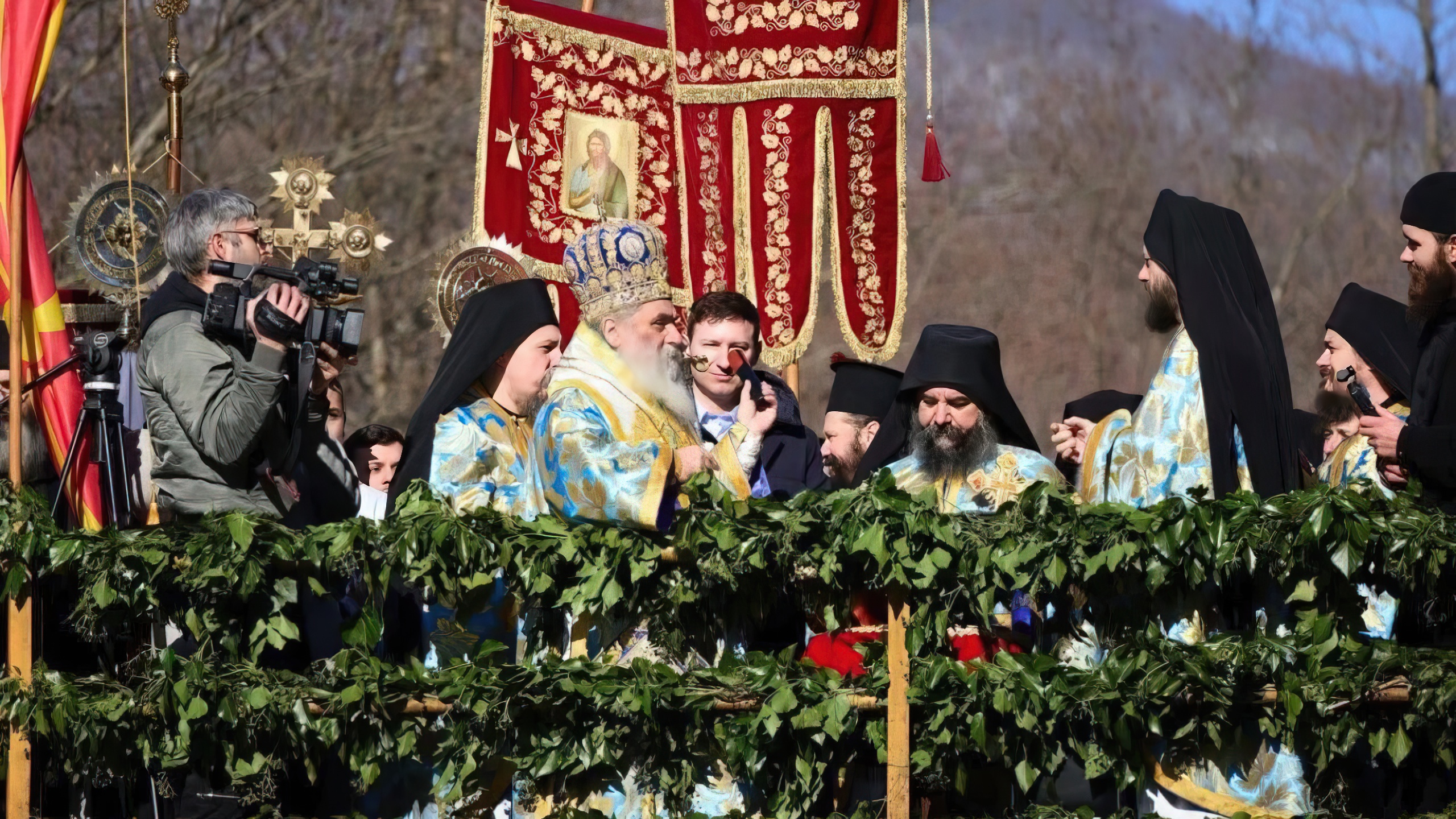 Për herë të parë në shekull  liturgjia dhe bekimi i ujit bëhen në gjuhën shqipe në Maqedoninë e Veriut