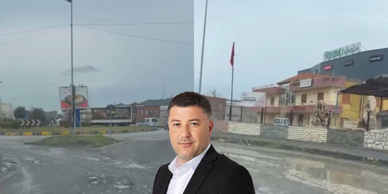 Rruga e Vorës me gropa të rrezikshme  Shera i bashkisë ju teston amortizatorin