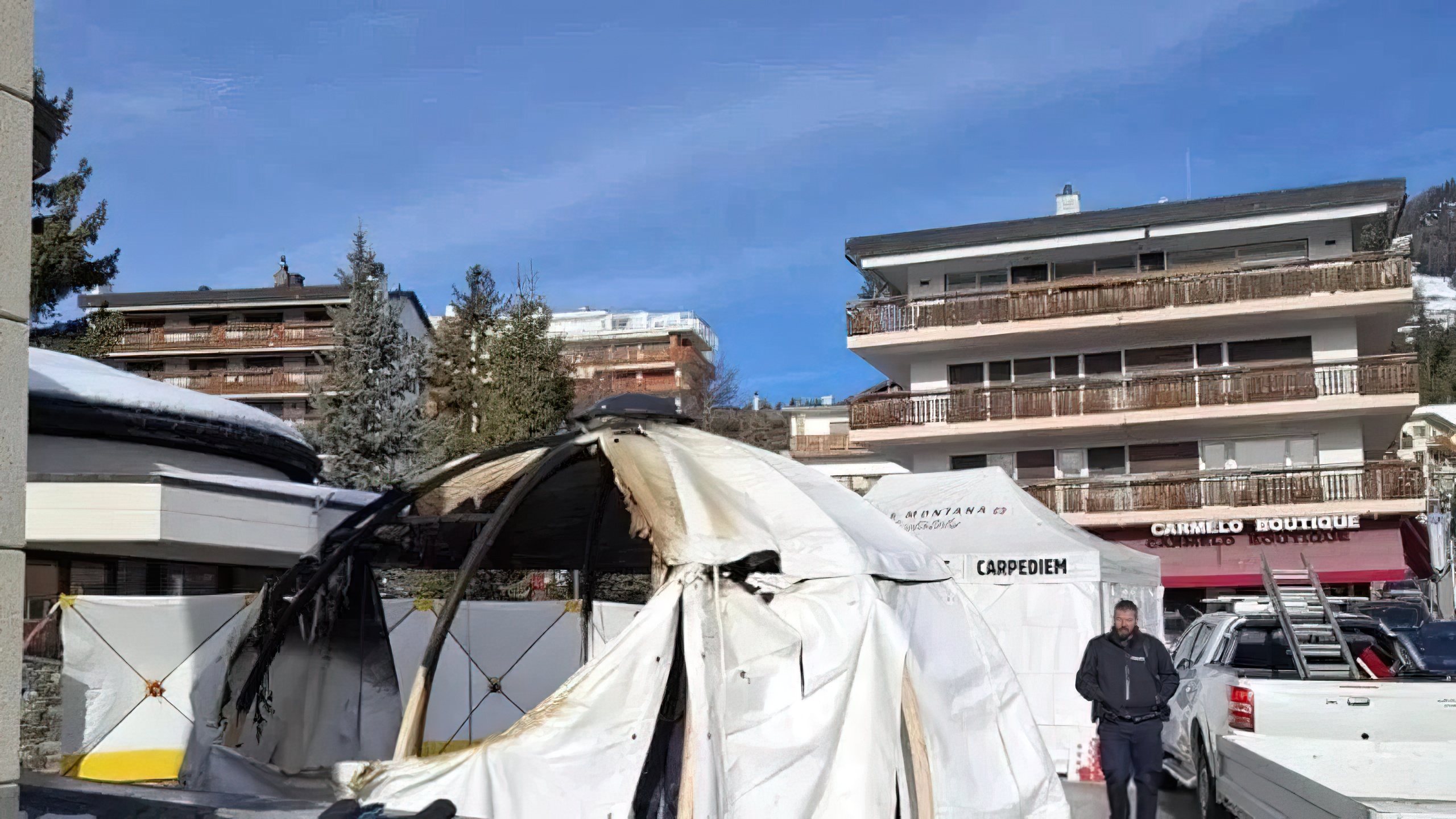 Përfshihet nga flakët memoriali i viktimave të Crans Montanës