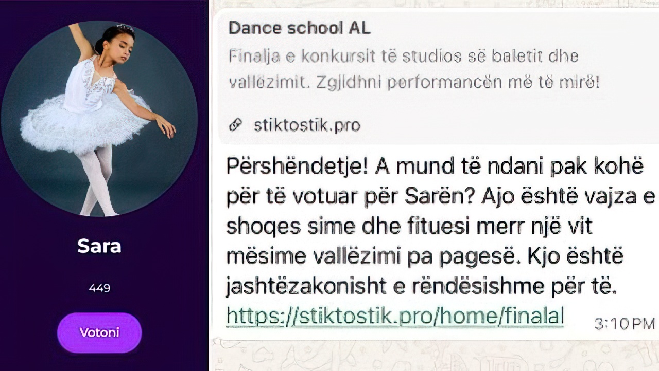 Kujdes nga mesazhi  Voto Sarën  në WhatsApp  mund të vjedhë të dhënat