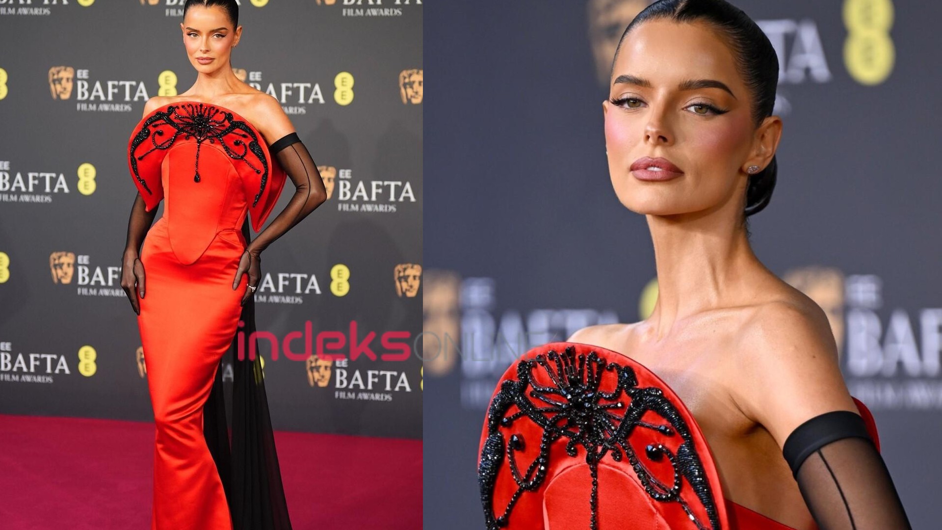 Si një shqiponjë kuq e zi, kush është aktorja e famshme që mori vëmendjen në “BAFTA”