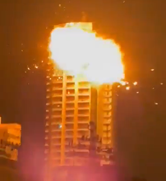 Momenti kur droni iranian godet ndërtesën shumëkatëshe në Bahrein