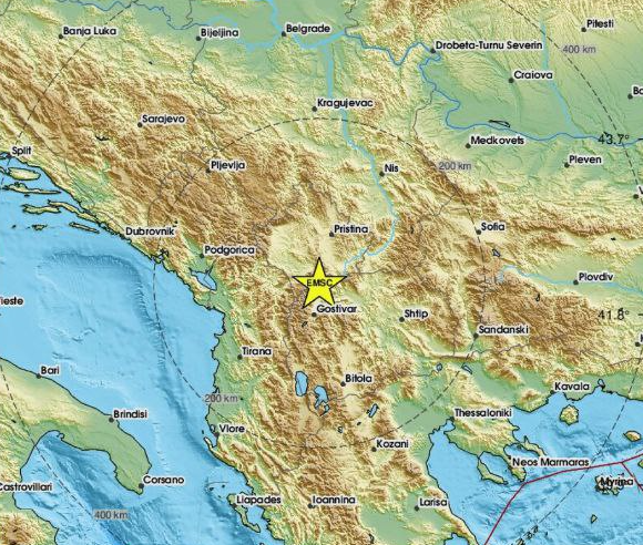 Tërmet në Kosovë, lëkundjet ndjehen edhe në Shqipëri