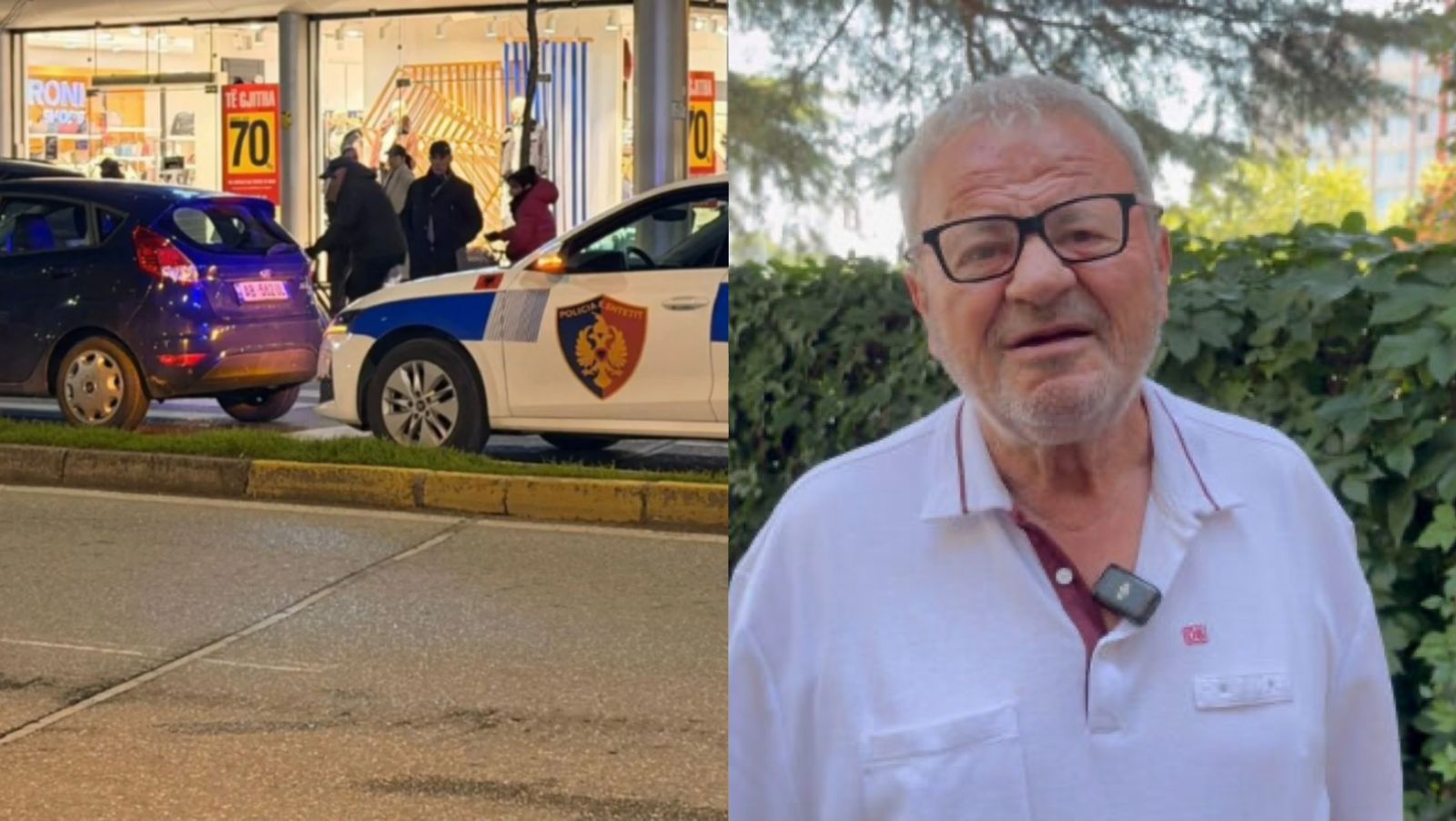 Aksident në Shkodër  makina përplas humoristin e njohur Nexho Shabani