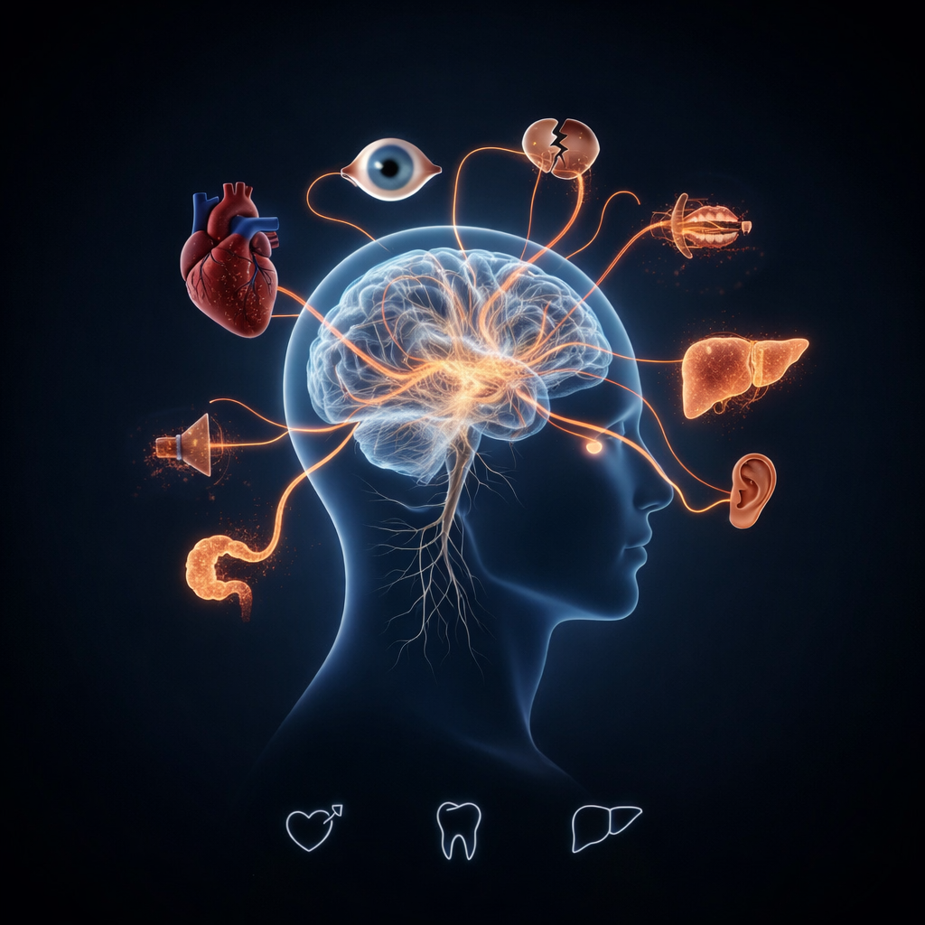 Demenca nuk nis gjithmonë në tru  1 në 3 raste lidhen me sëmundje që prekin pjesë të tjera të trupit