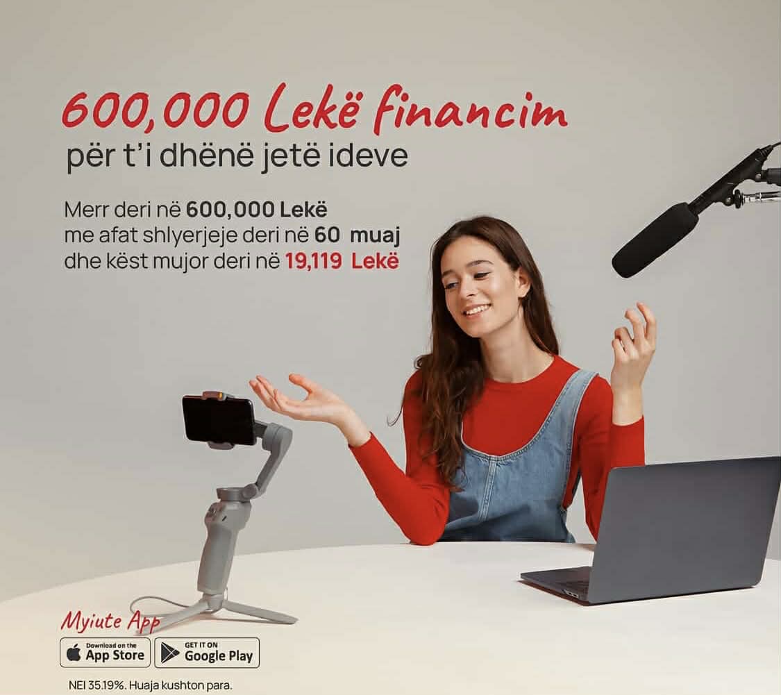 Fajde moderne nga IuteCredit  Merr 6 milionë lekë kredi dhe paguaj mbi 11 milionë