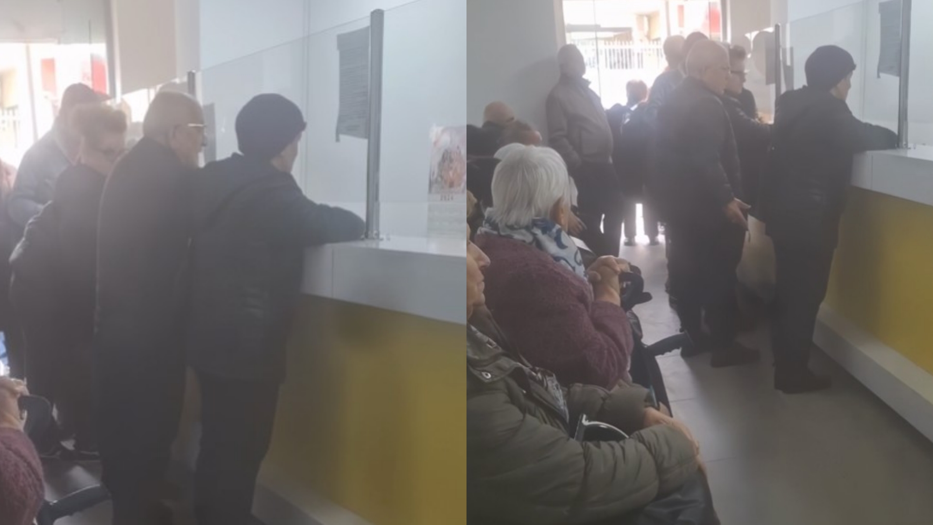 Pensionistët rrinë 5 orë në rradhë  Posta në Durrës s ka para t ju japë