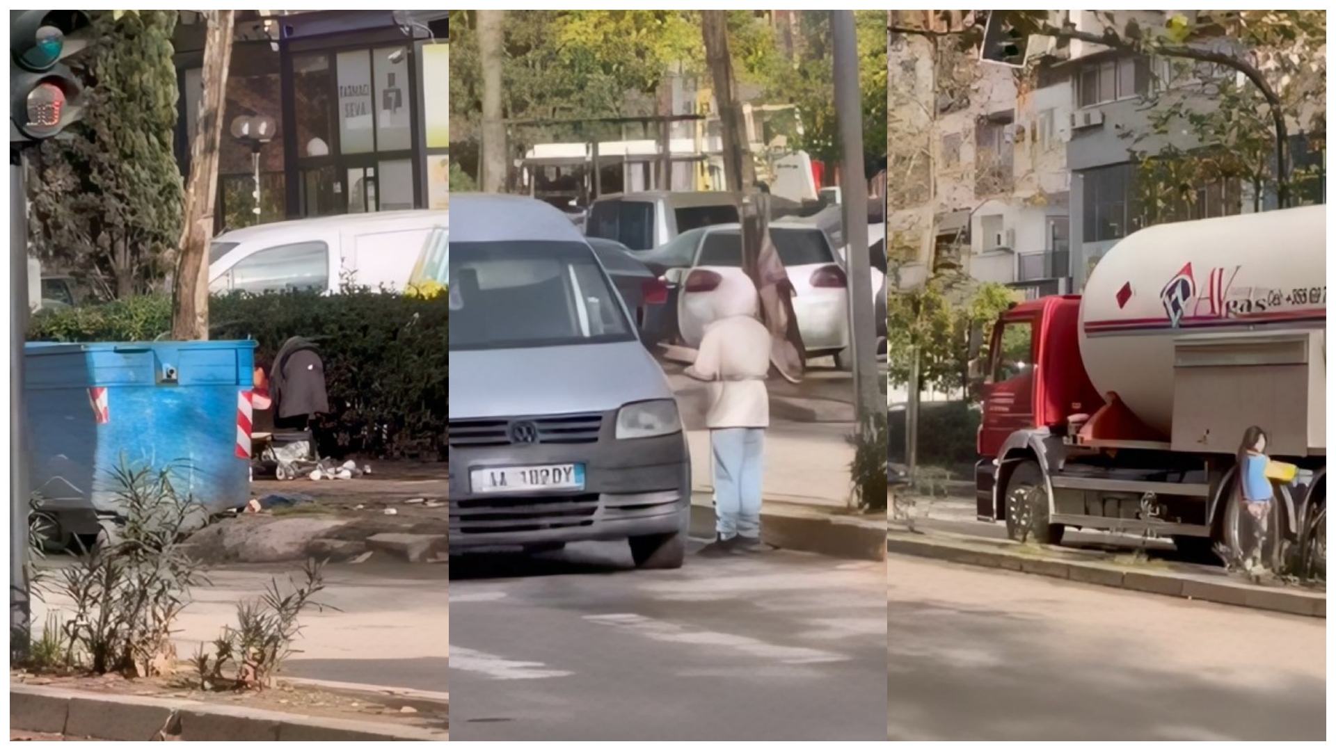 Përsëritet skena  në të njëjtin vend fëmijët lypin mes makinave  shteti mbyll sytë