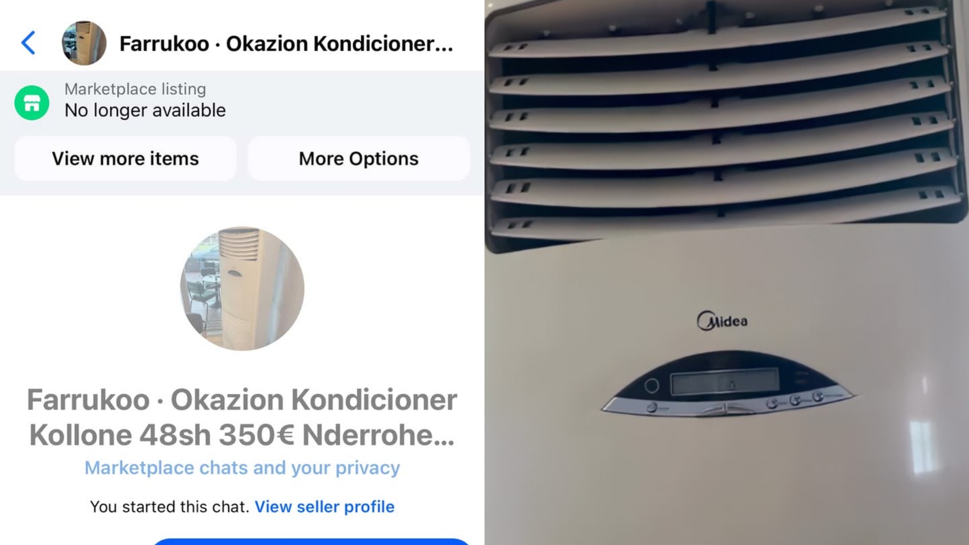  E bleva te Farruko Okazion  kondicioneri nuk punon  shitësi s mban përgjegjësi 