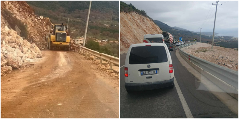 Rrok Gjoka kryen shpërthime me tritol  bllokohet nga shkëmbinjtë rruga e Dhërmiut