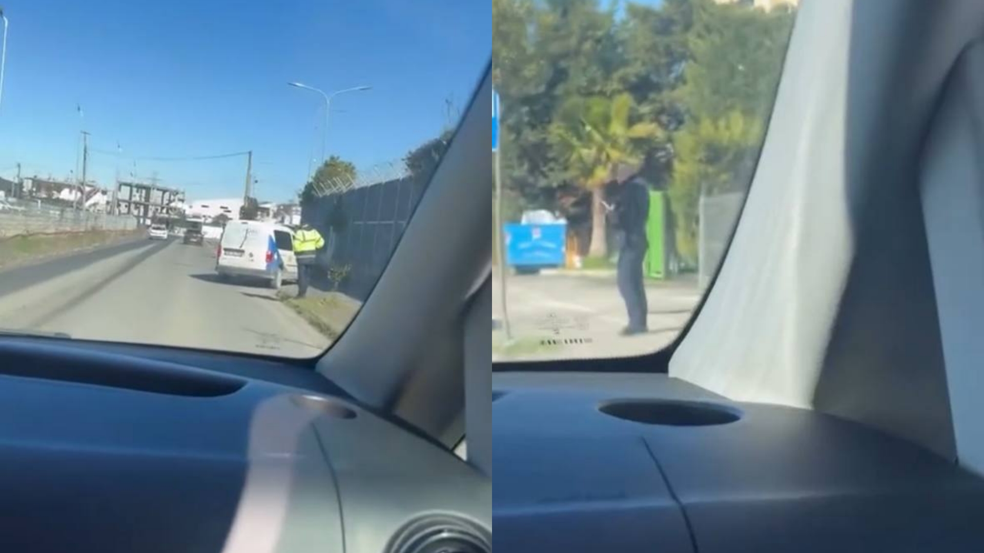 Të fshehur pas shkurreve ose civilë  a janë normale  kurthet  e policisë për të gjobitur shoferët 