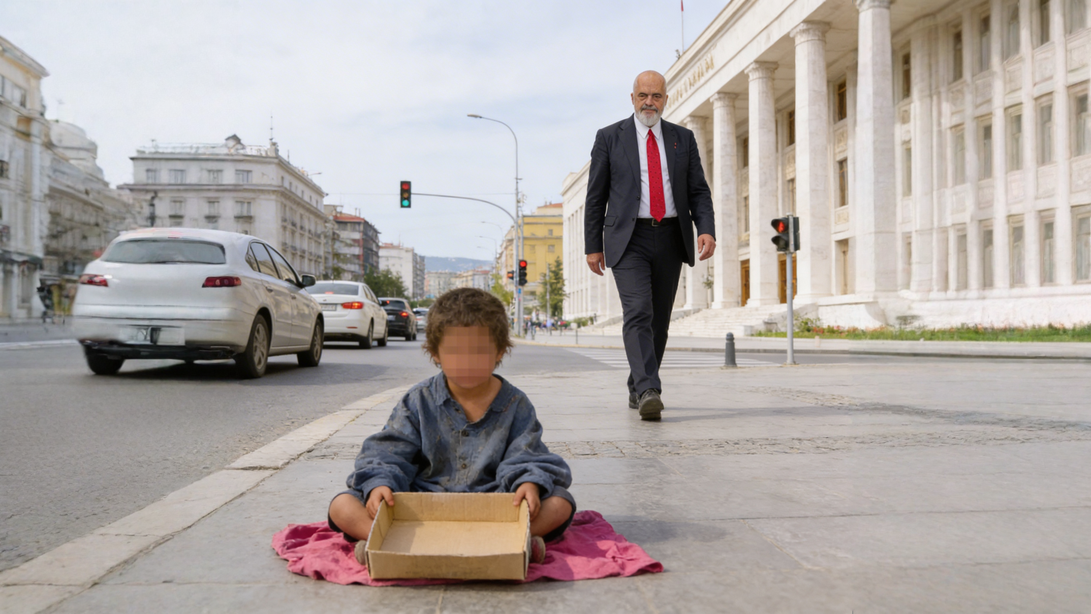 7 vjeçari u aksidentua për vdekje duke lypur  dështimi i shërbimit social