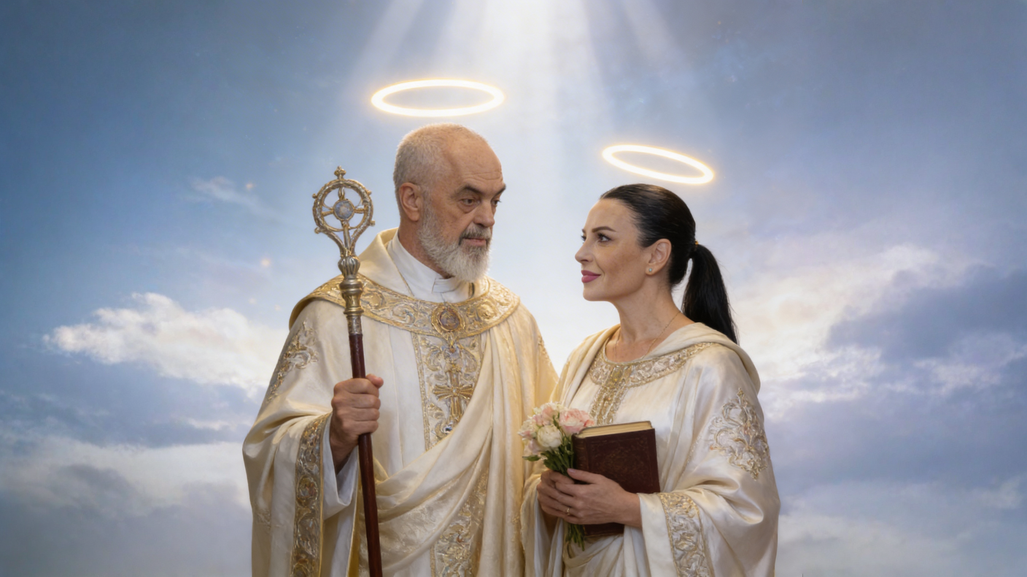 Rama jep leksione morale dhe citon libra të shenjtë për të mbrojtur Ballukun