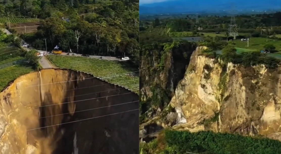  Gëlltiten  4 fusha futbolli  rrëshqitja e tokës rrezikon fshatin