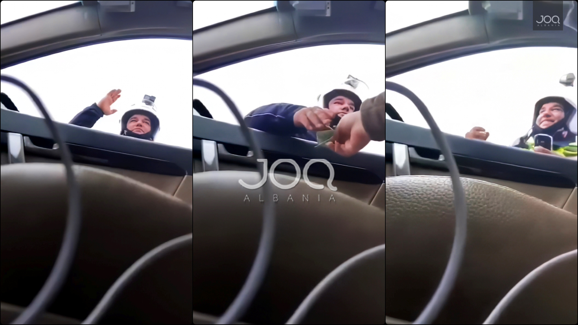 Qytetari filmon policin duke marrë ryshfet në autostradë   mbledh taksën e rrugës 