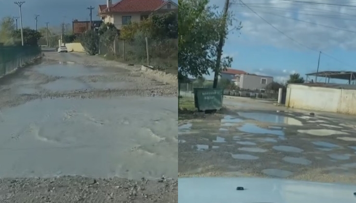 Rruga drejt fshatit Dritas e degraduar  asnjë masë nga bashkia