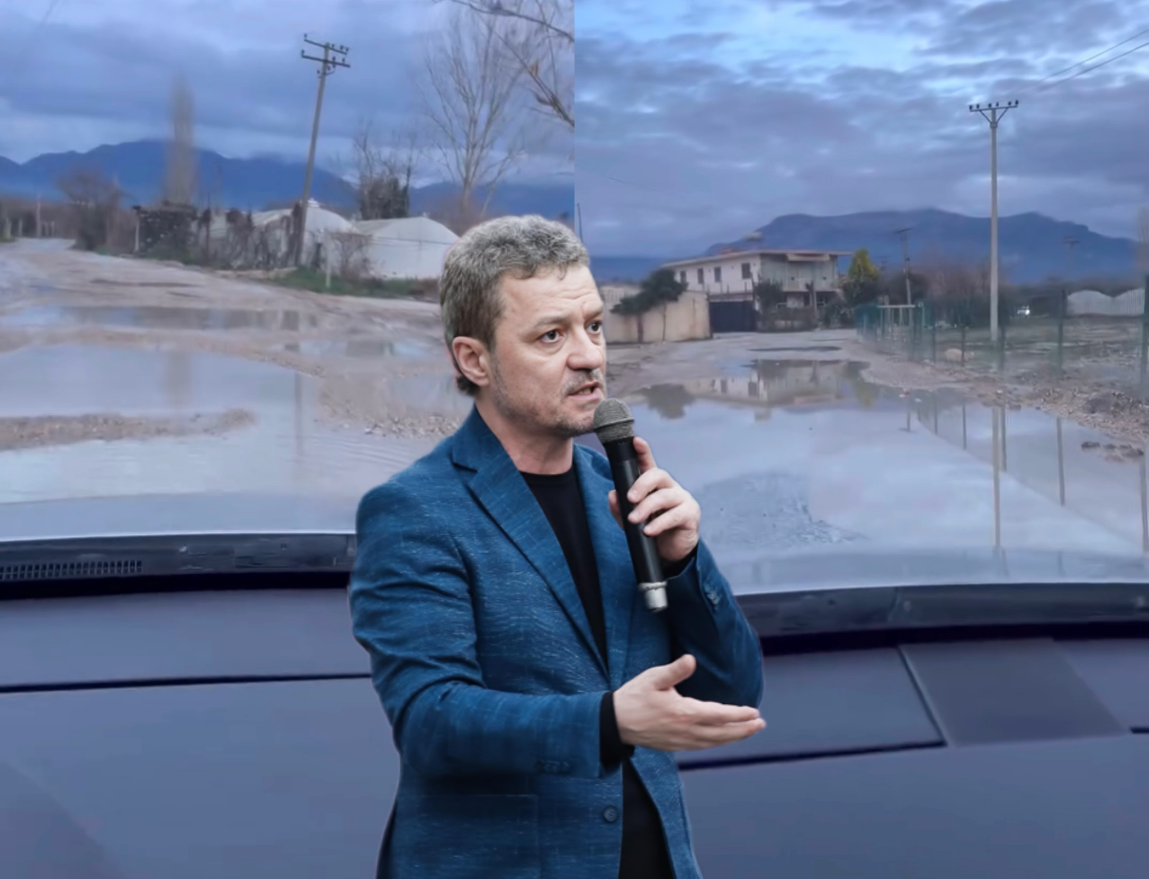  Tur Bushi nuk shtron 200 metër rrugë në Tapizë  po shkatërrojmë makinat çdo ditë 