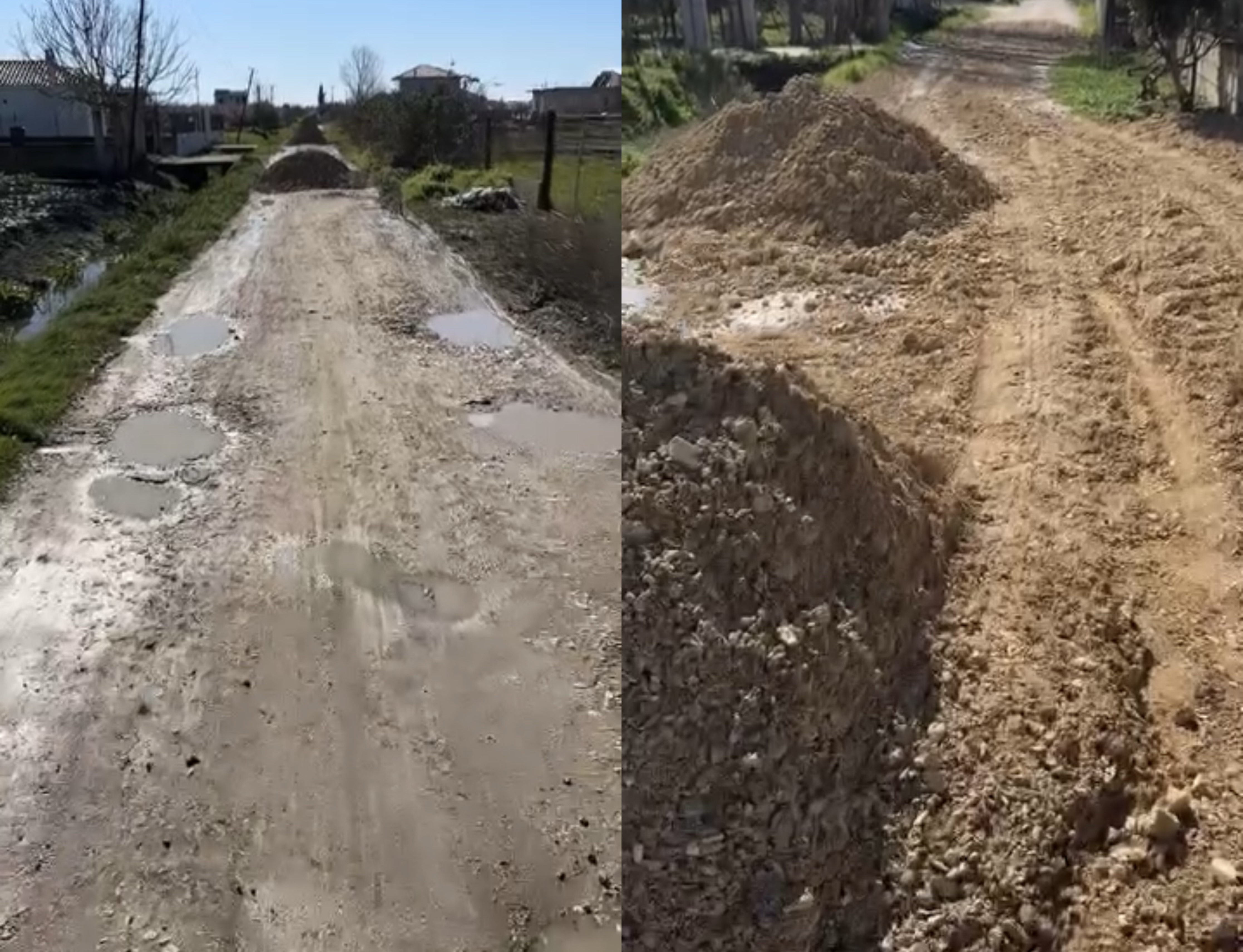 Bashkia Lushnje ka harruar ekzistencën e tyre, banorët e Barbullinjës shtrojnë vetë rrugën