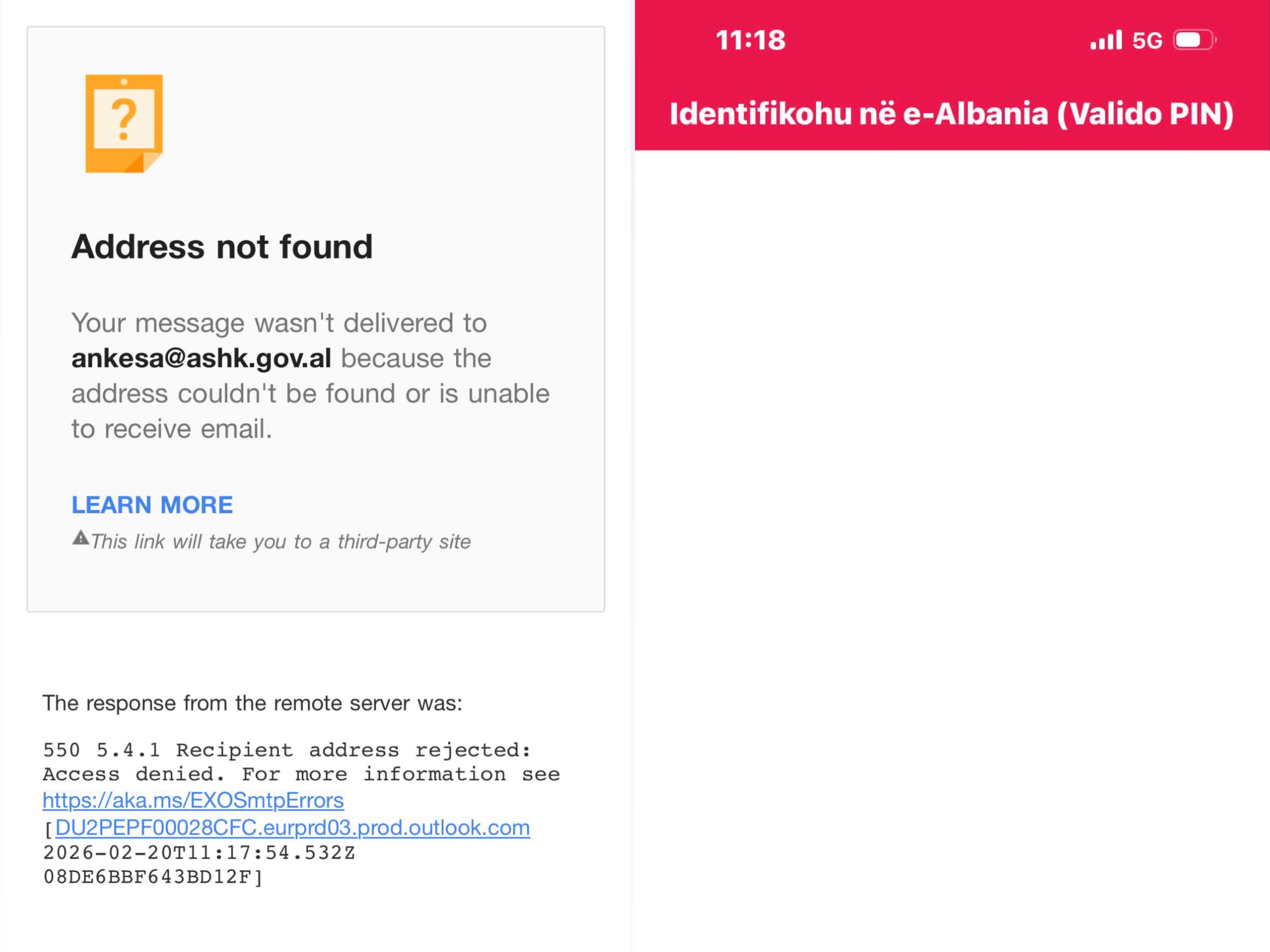 e Albania jashtë funksioni prej mbi 10 ditësh  qytetarët s marrin dot asnjë lloj shërbimi