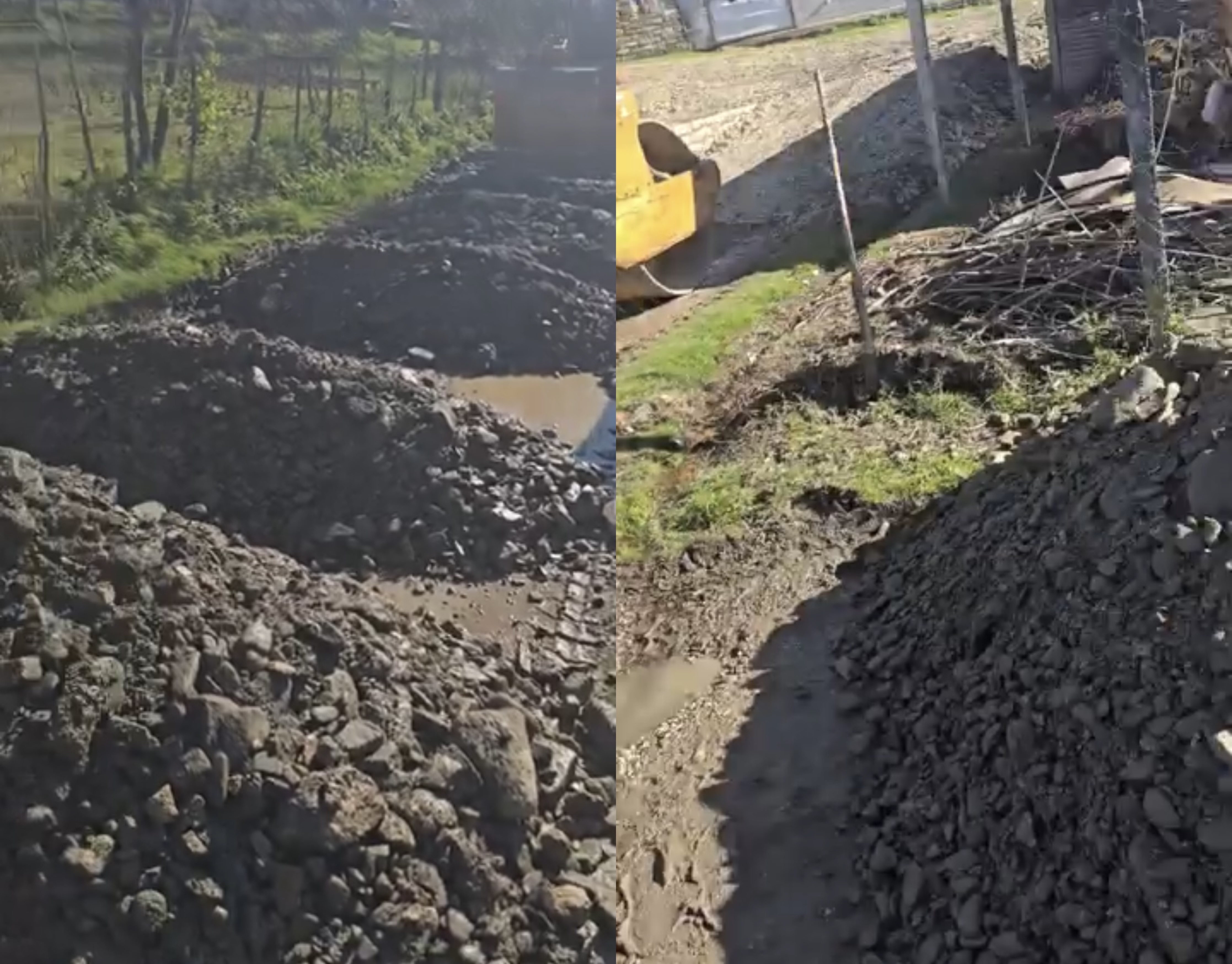 Banorët në Selitë marrin kazmat dhe lopatat në dorë  shtrojnë vetë rrugën e fshatit