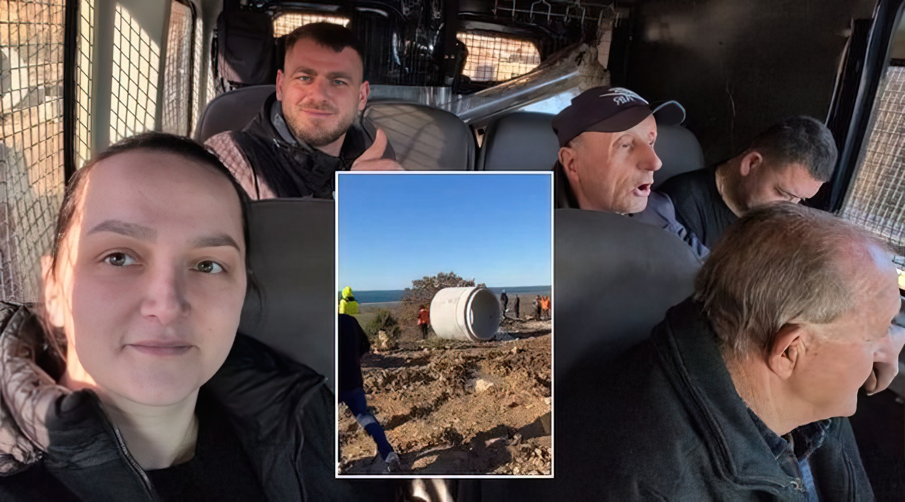 Policia krah oligarkut Ulaj  shoqëron banorët e Rrjollit mes tyre një vajzë