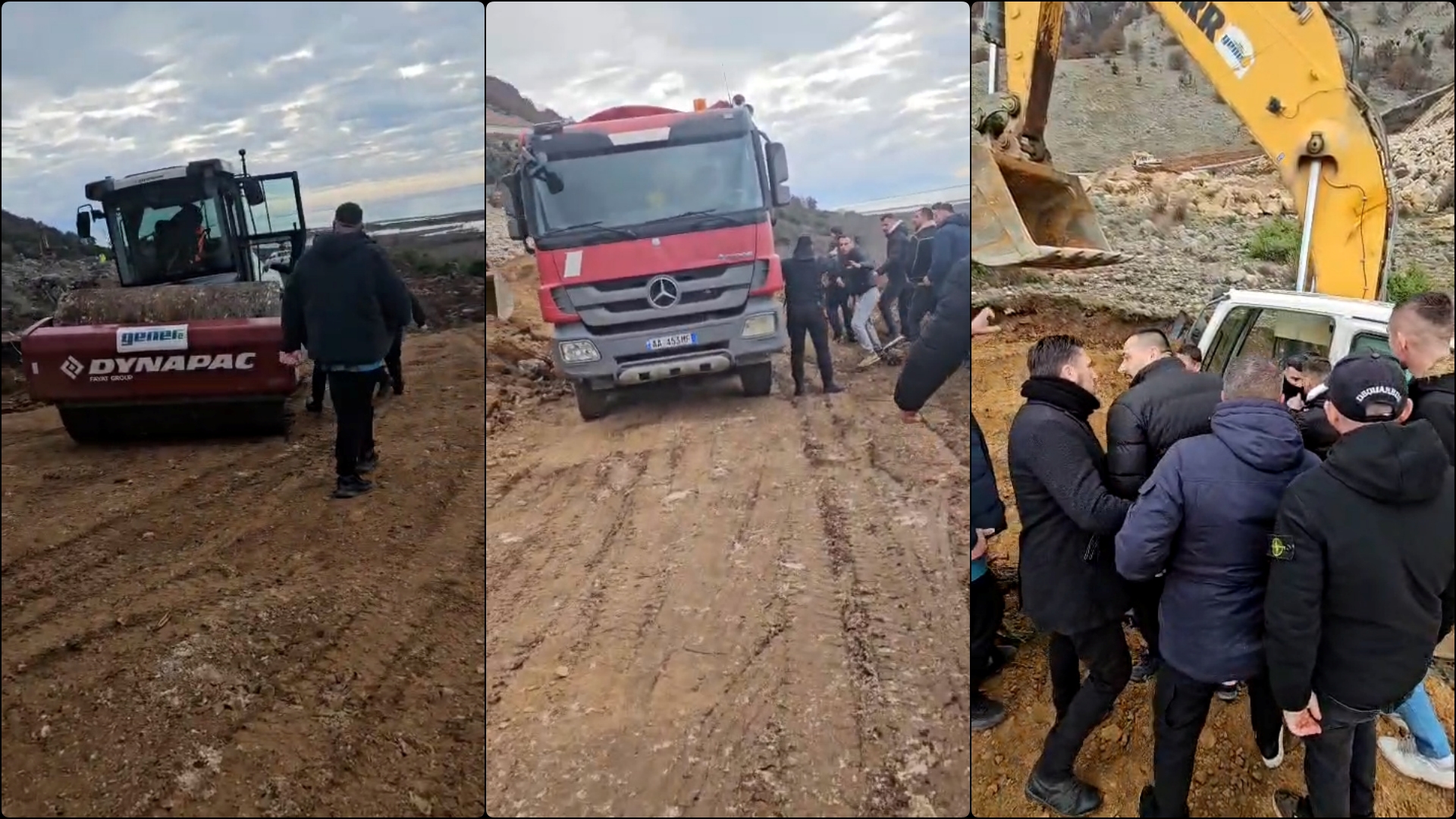 Banorët e Rrjollit vijojnë protestën kundër resortit turistik  bllokojnë punimet