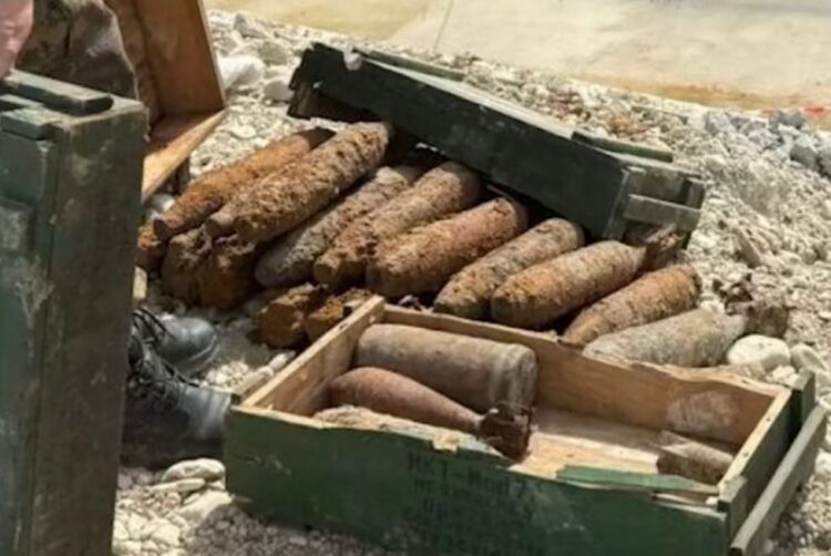 Panik në Selenicë  zbulohen 160 predha të Luftës së Dytë Botërore