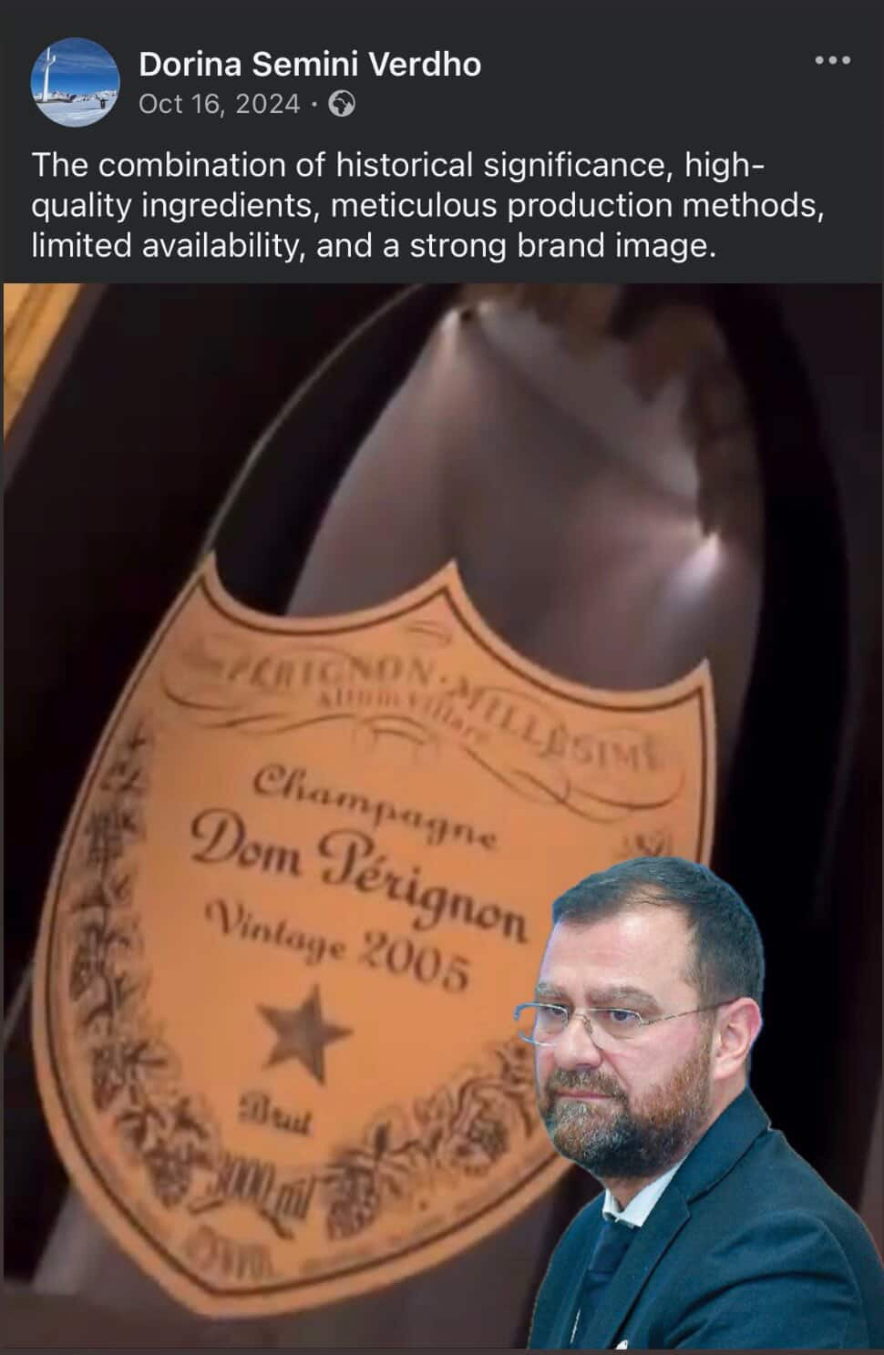  Gys shina  DISS Gys Agasit  Koleksion me verëra të shtrenjta e Dom Perignon