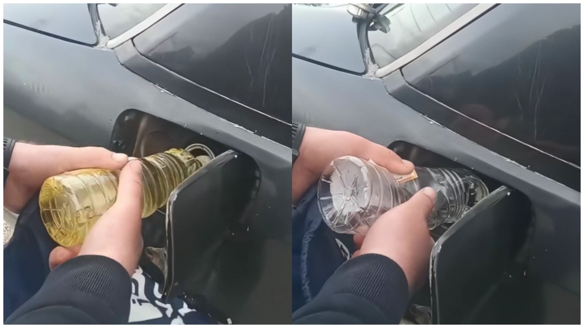 Pas rritjes së çmimit të karburantit, tropojani mbush makinën me vaj gatimi