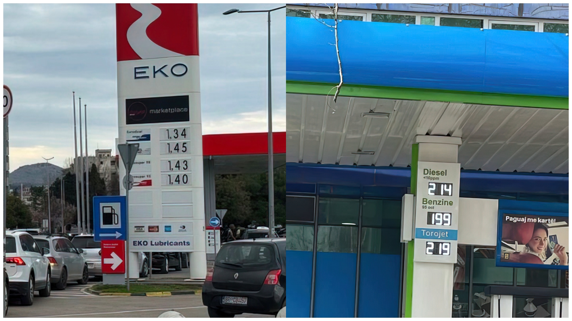 Qeveria e Malit të Zi ul akcizat e naftës  në Shqipëri çmimi rritet çdo ditë