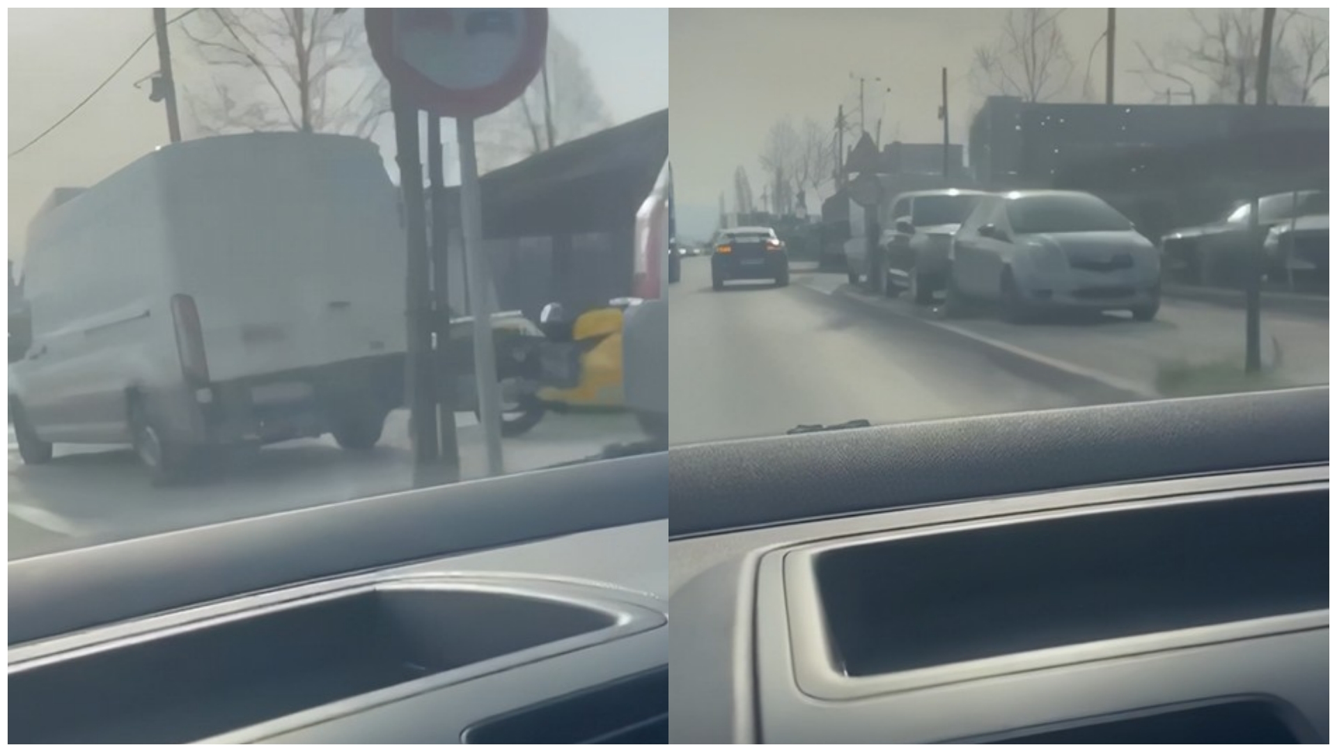 Makinat parkohen në trotuar  Rrugorja mbyll sytë