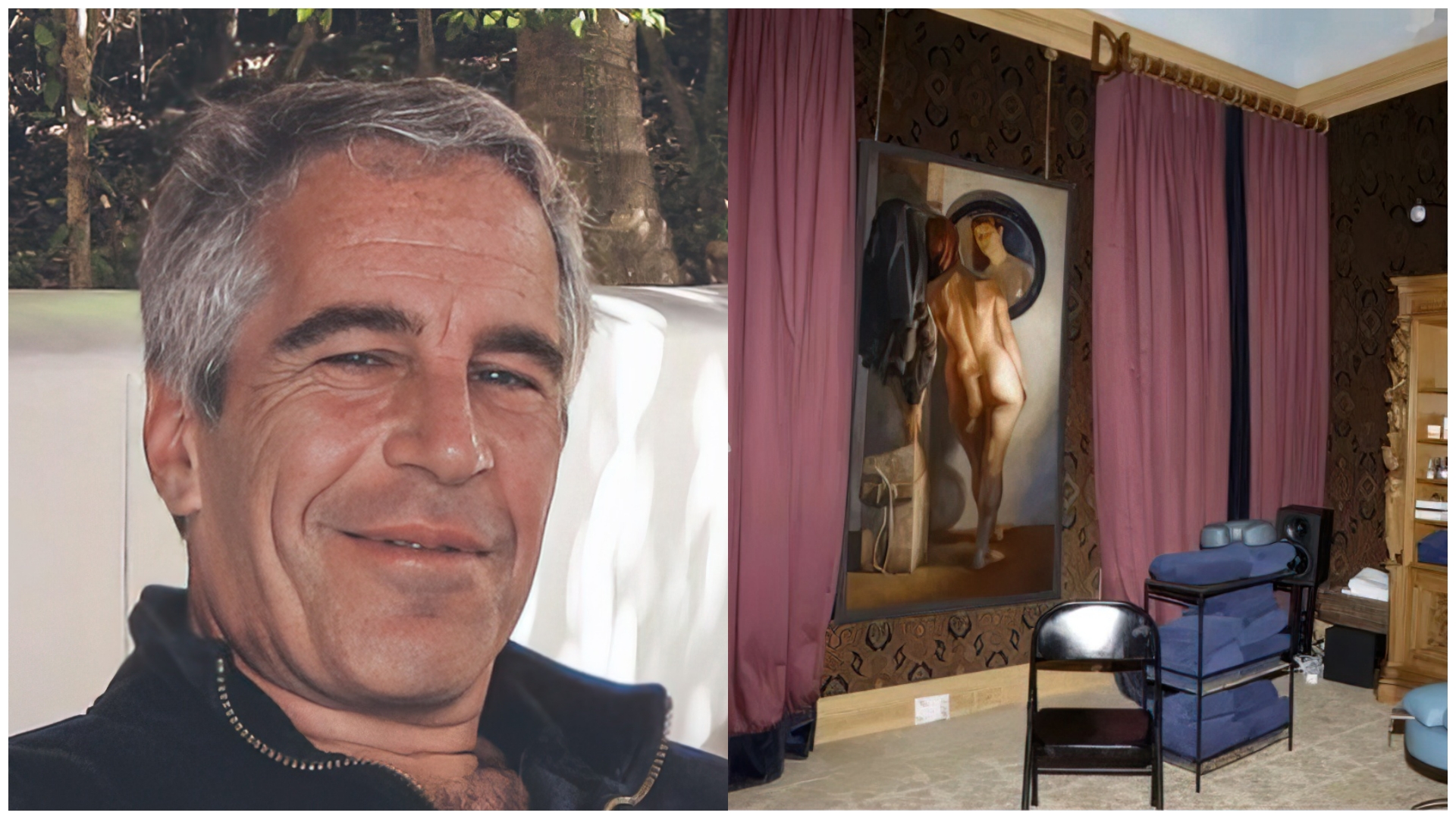 Sekretet e rezidencës së Epstein  skulptura dhe fotografia misterioze  kush ishte gruaja bjonde 