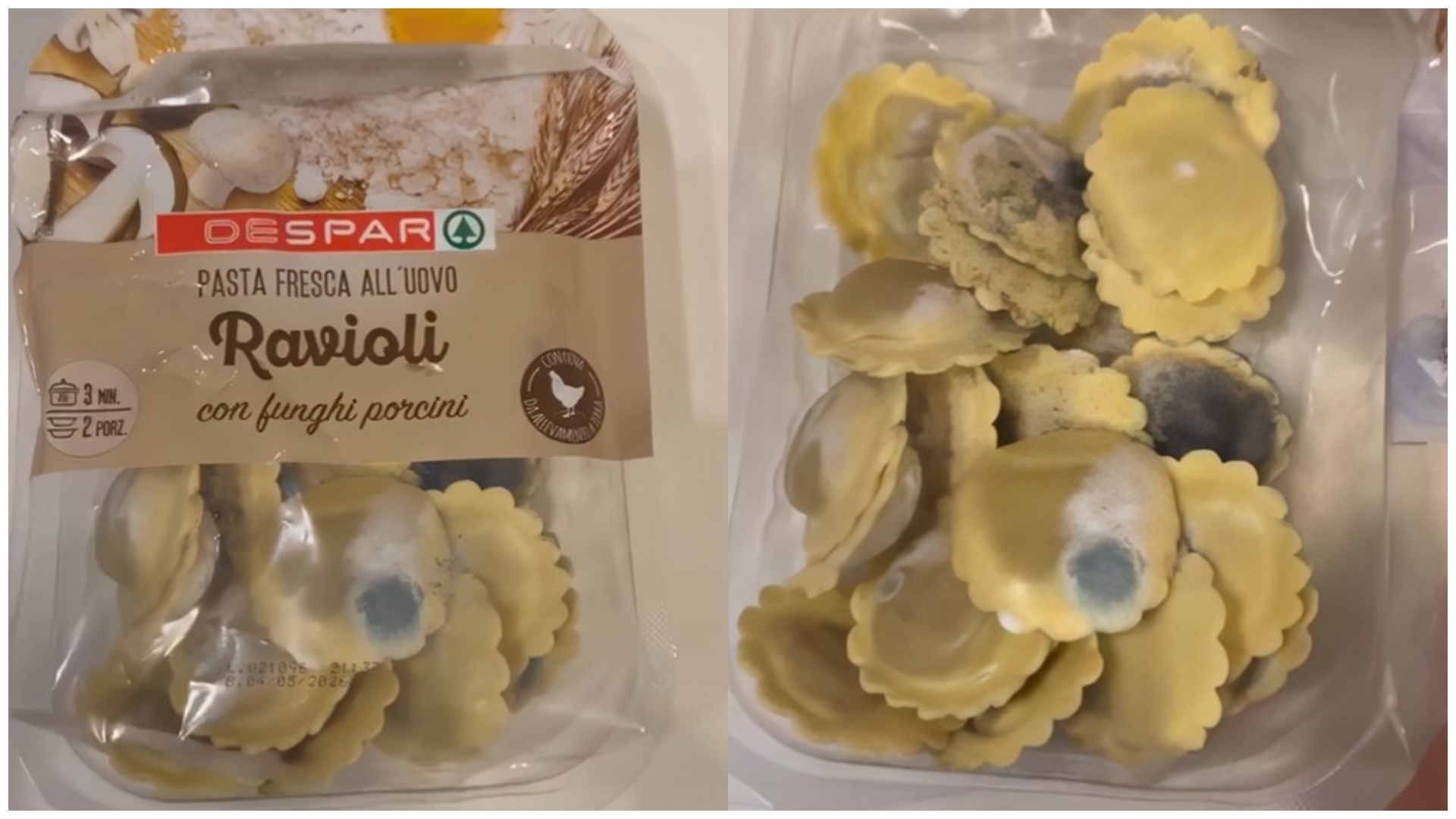 Vlonjati blen ravioli për drekë  pakoja i del gjithë myk