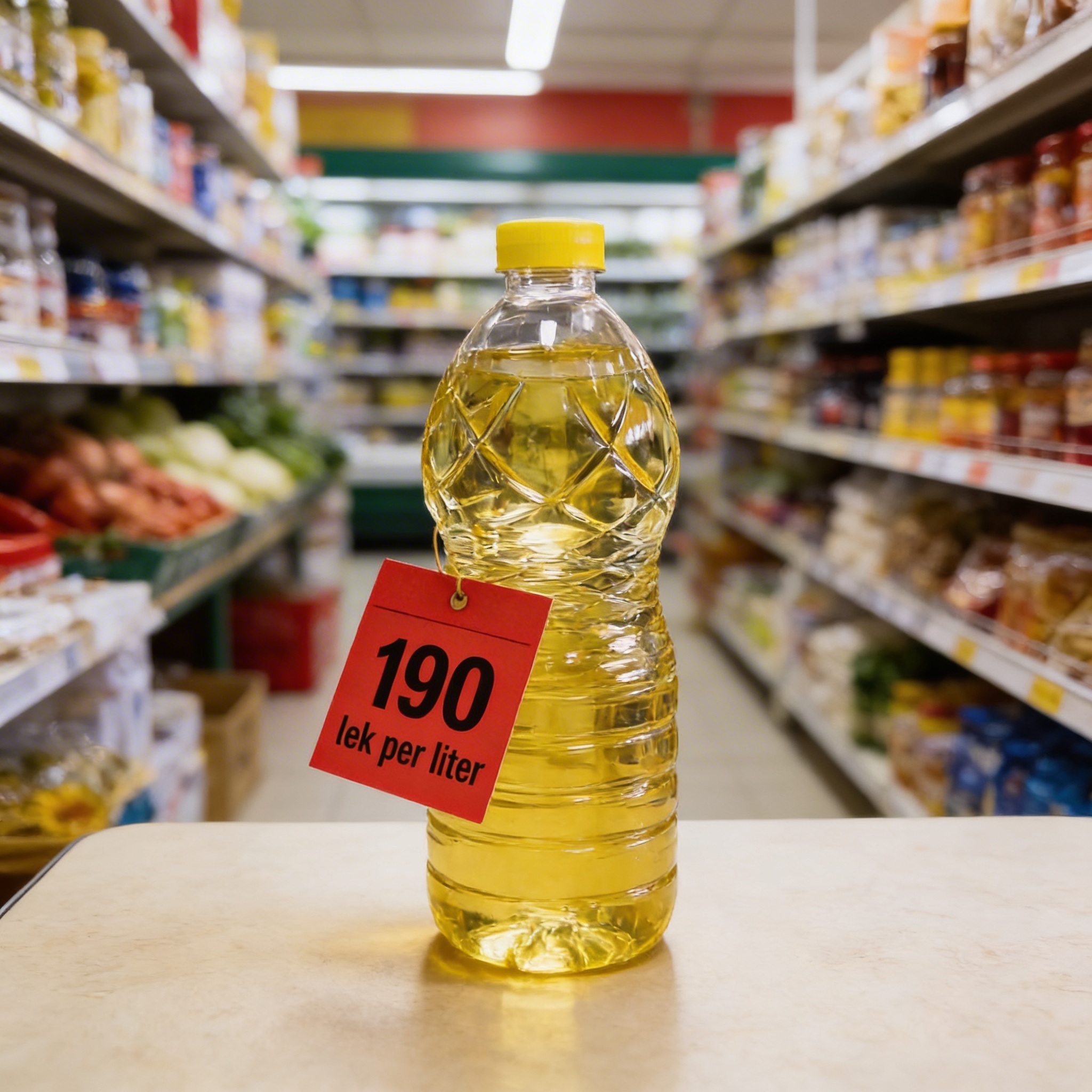 Shtrenjtohet çmimi i vajit të lulediellit  do të arrijë 190 lekë për litër