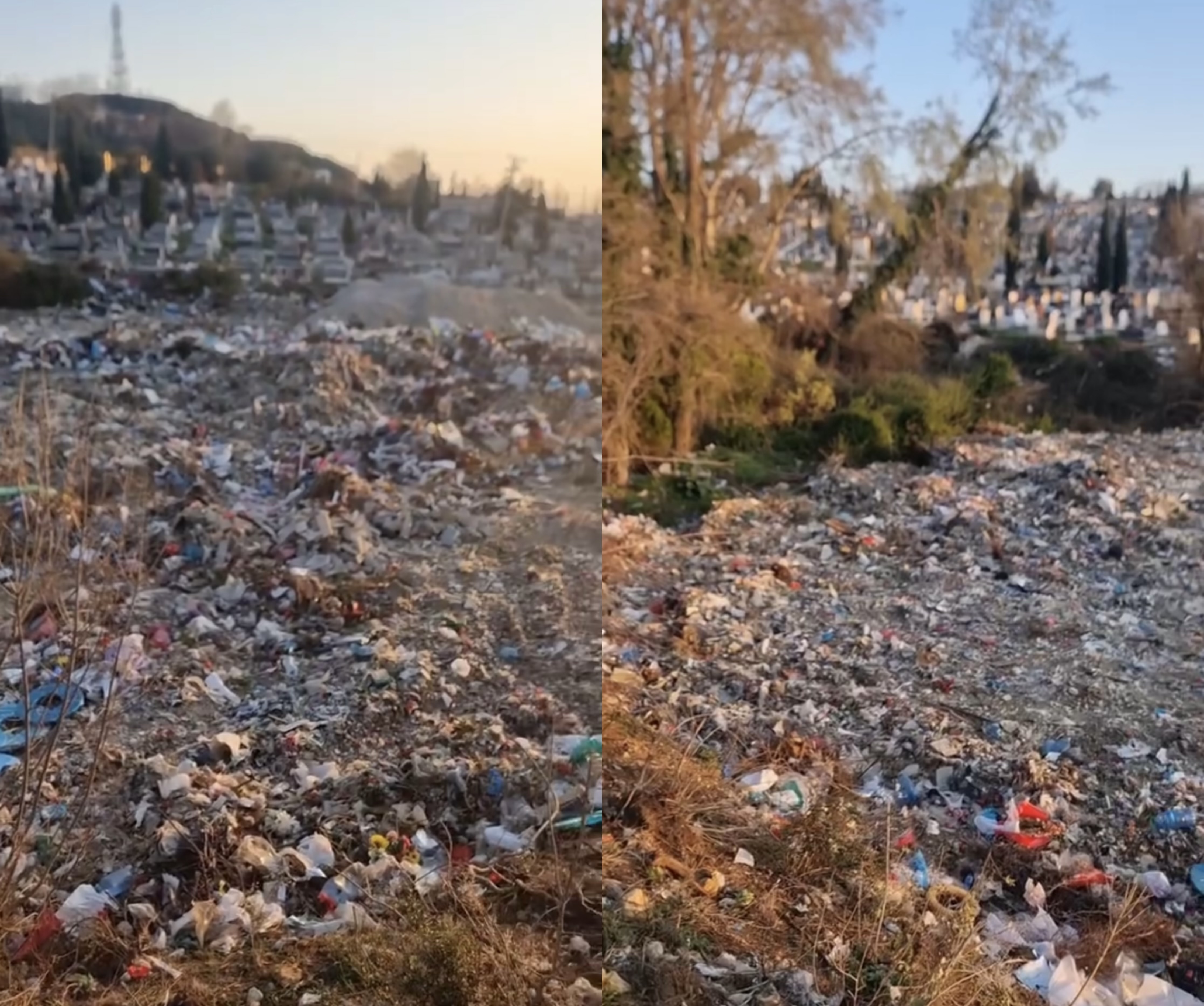 Normaliteti i ri në Tufinë  varrezat mbushen plot me mbeturina