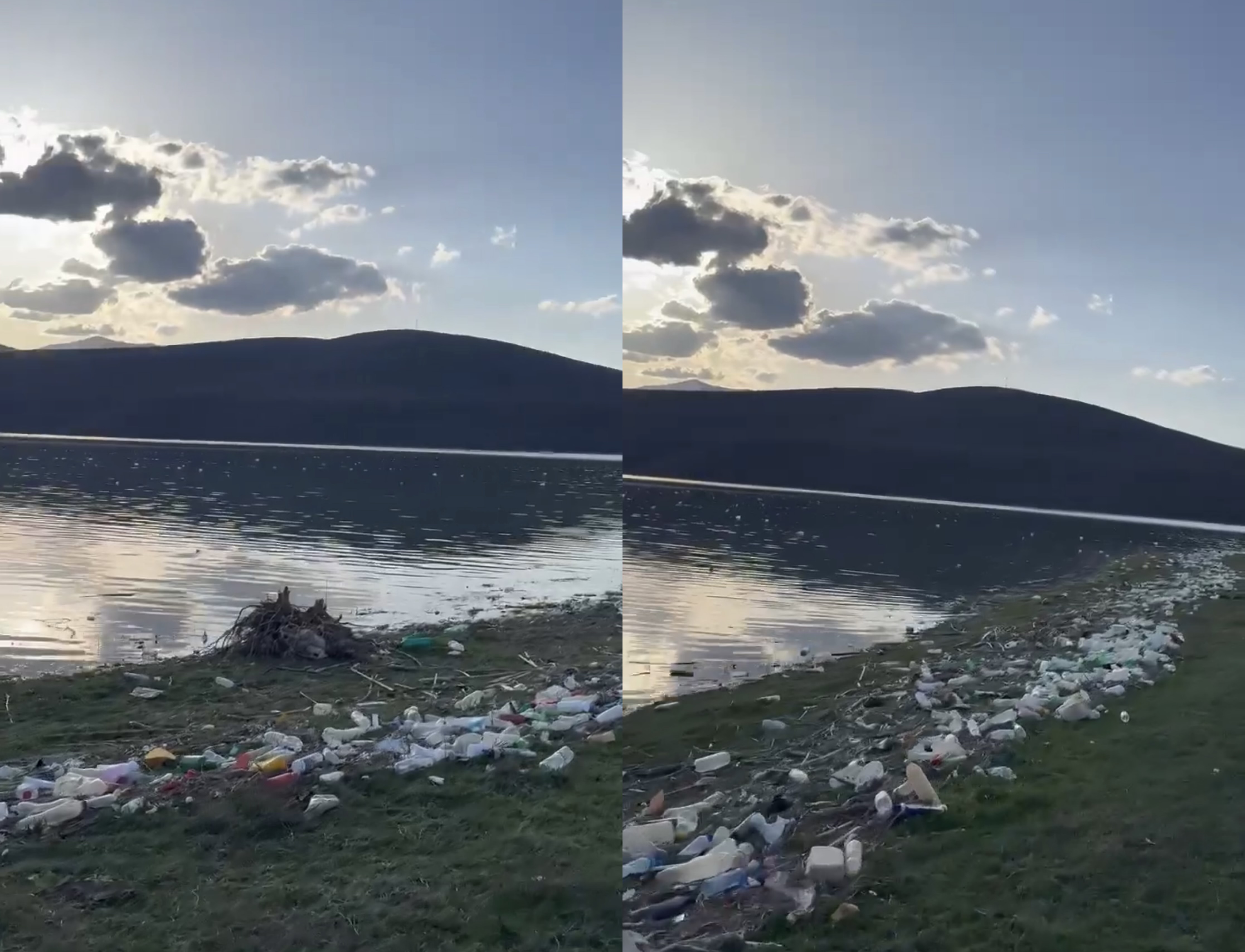 Mbeturinat mbulojnë bregun e liqenit të Kukësit  uji dhe ekosistemi në rrezik