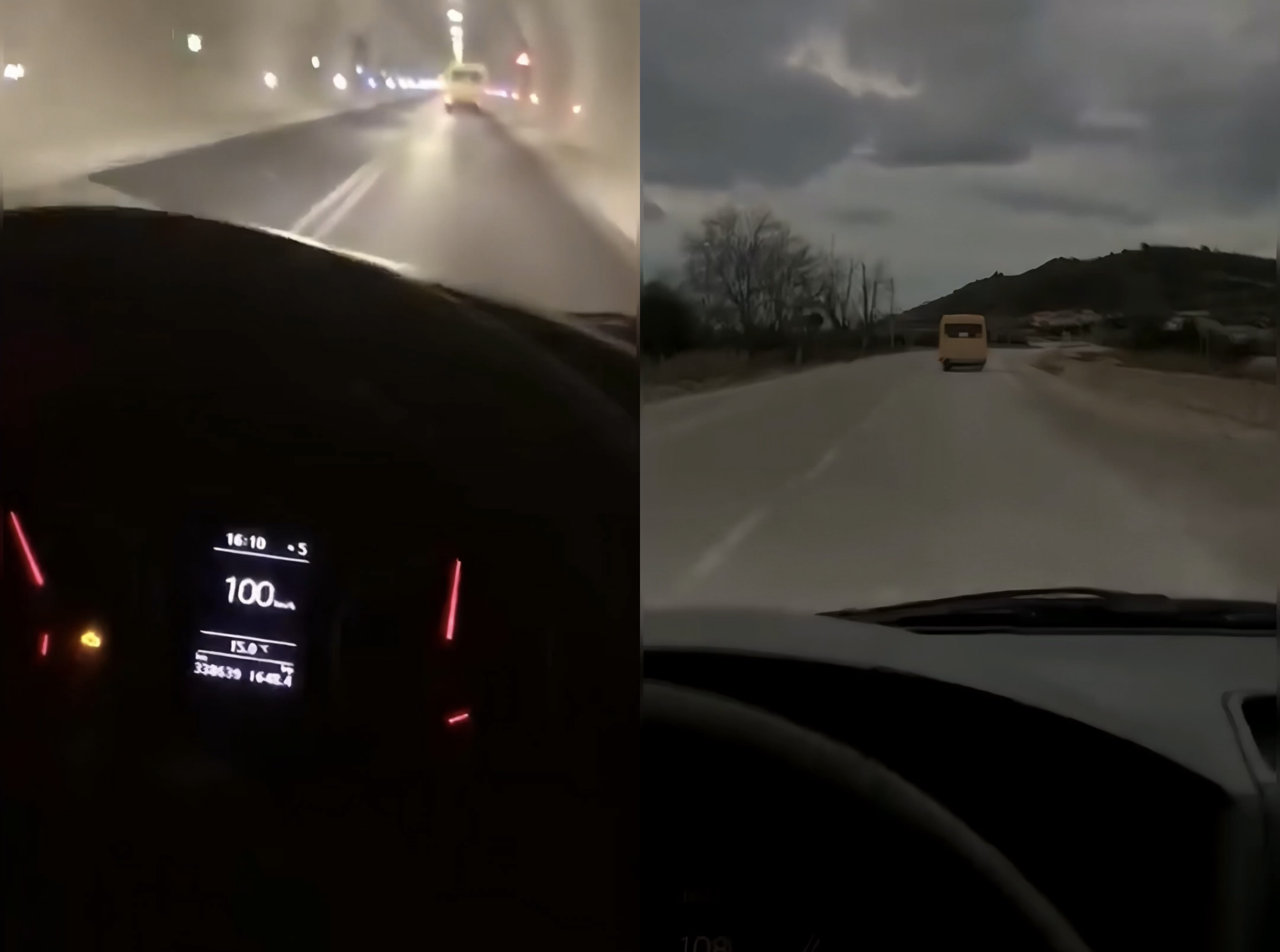 Autobusi  ferrar  s njeh limit shpejtësie brenda dhe jashtë tunelit të Llogarasë