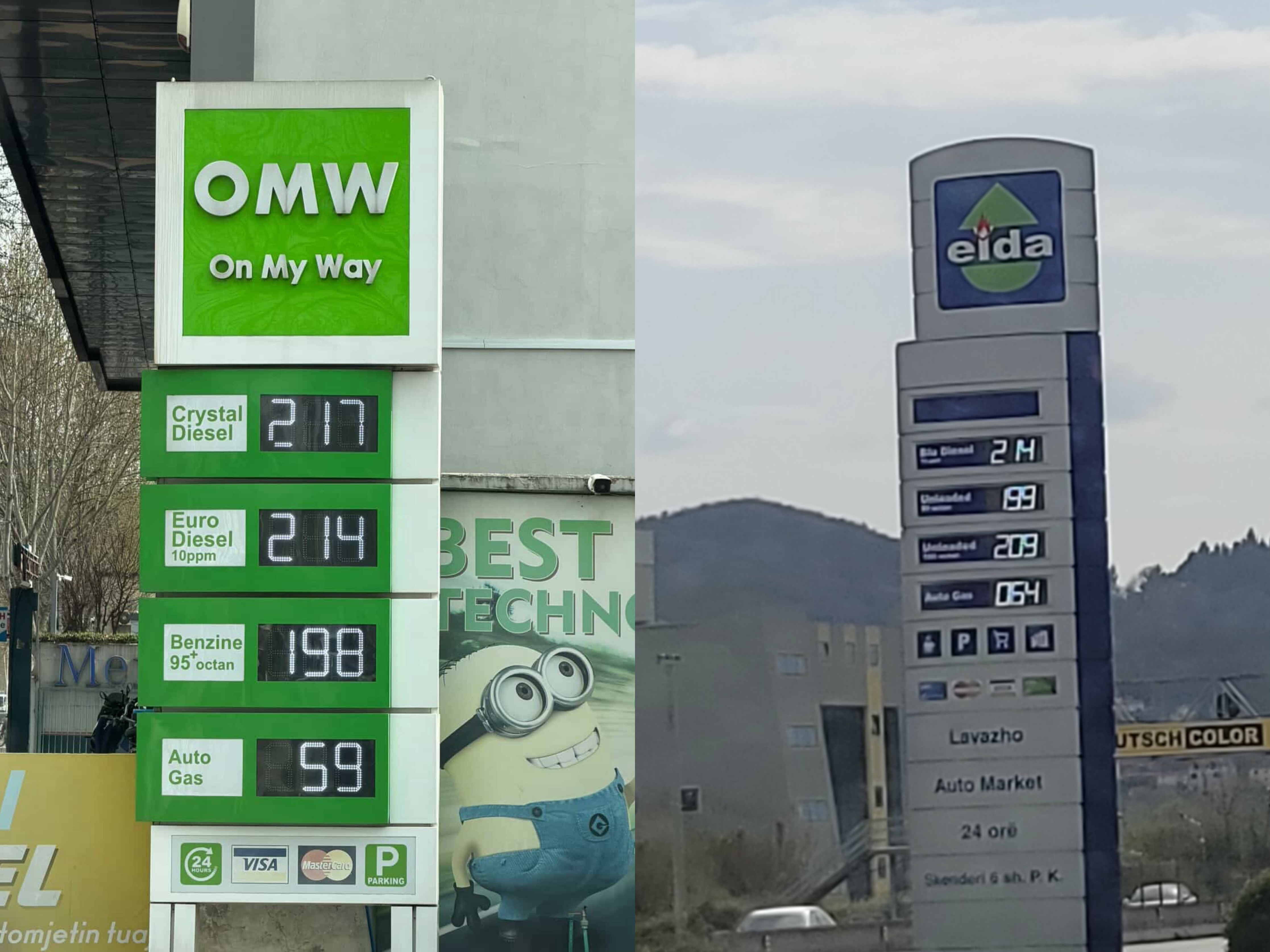 Nafta arrin në 214 lekë litër në Tiranë  paralajmërimet e Ramës nuk ndalin rritjen e çmimeve