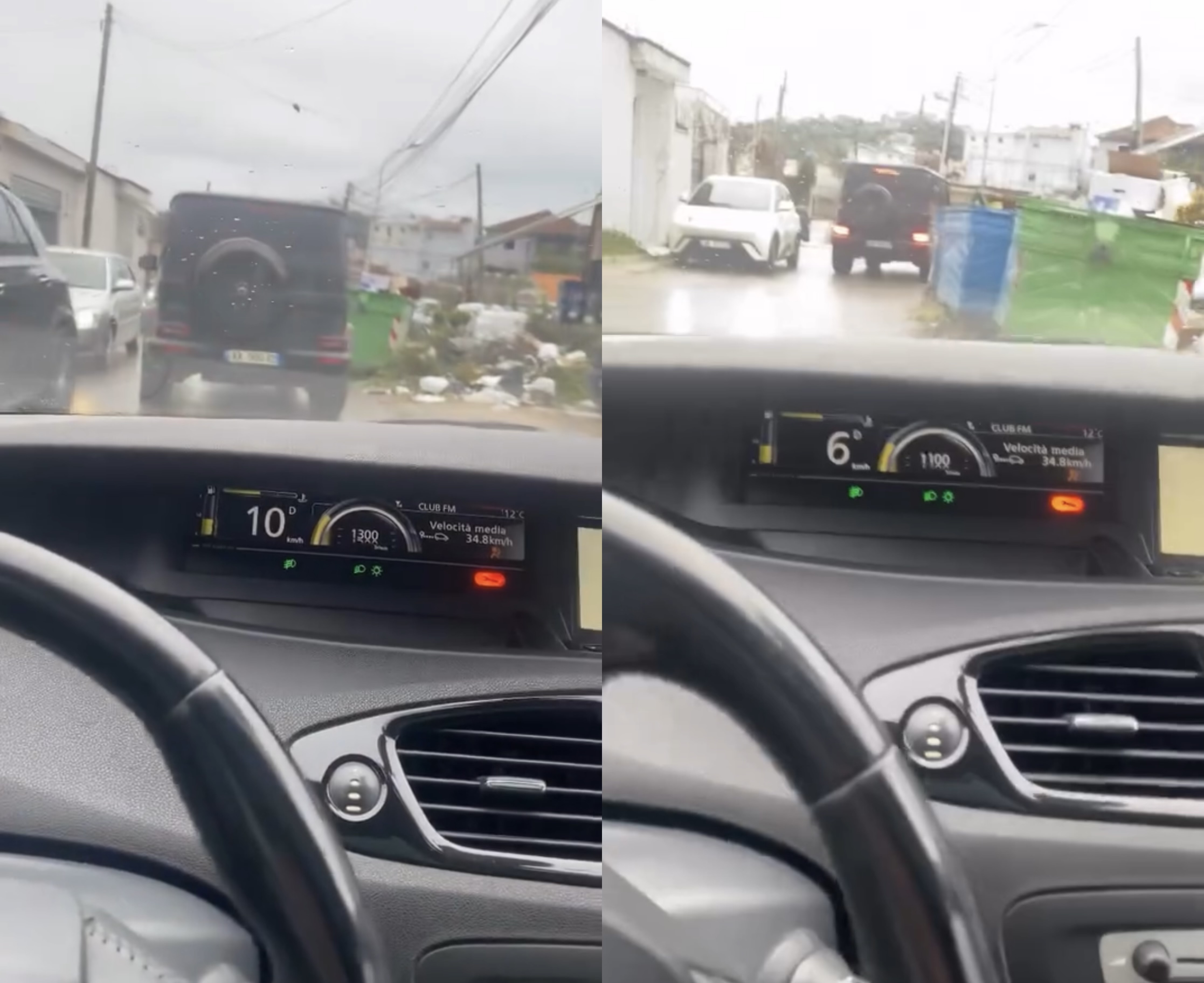 Rruga në Sauk të Vjetër bllokohet nga koshat e mbeturinave  kaos në qarkullimin e mjeteve