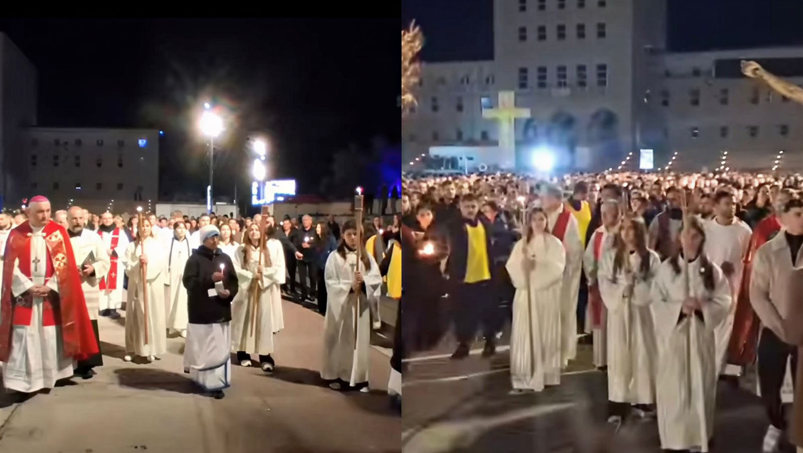 Besimtarët katolikë kremtojnë ‘Udhën e Kryqit’ në Tiranë