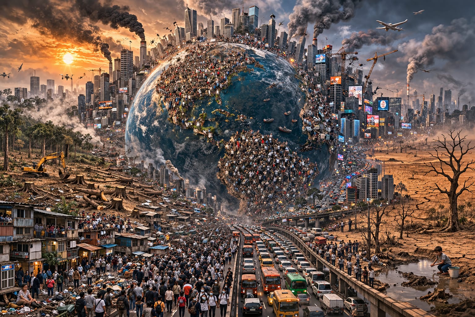 Toka nuk përballon më rritjen e pafund të popullsisë!