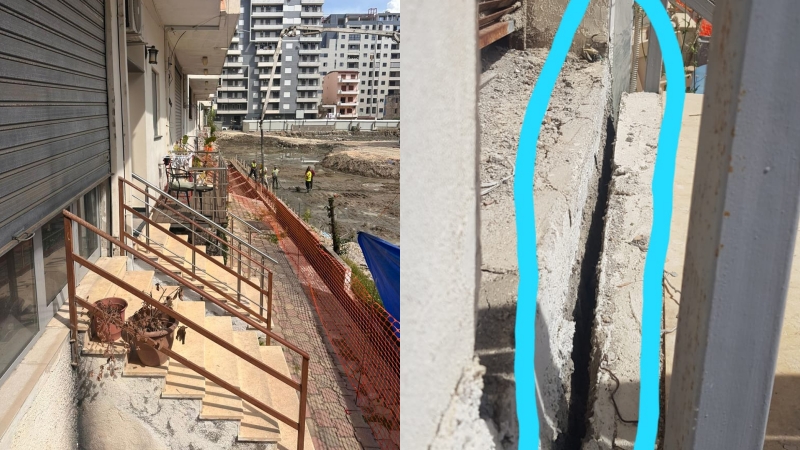 Lungomare  ndërtimet e reja pa distancë rrezikojnë shembjen e pallateve ekzistuese