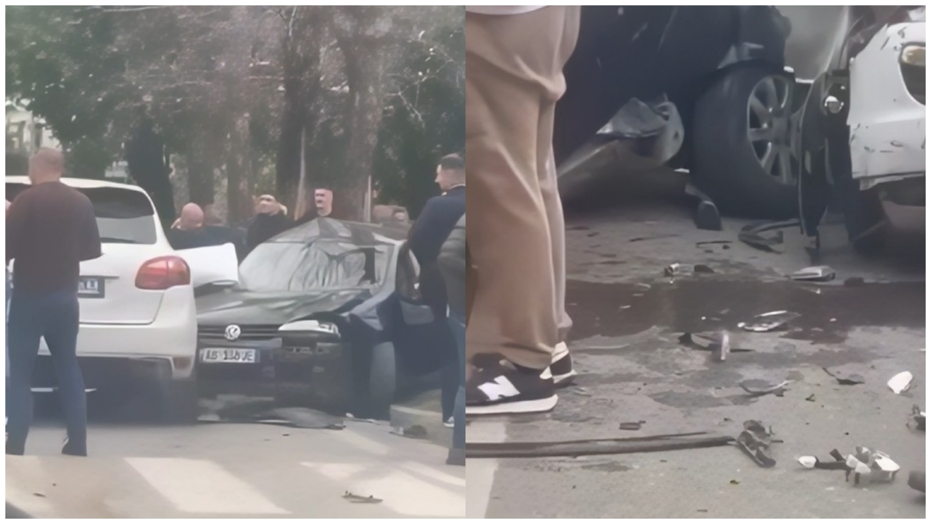 Me shpejtësi skëterrë  përplasen kokë më kokë dy makina në Laç