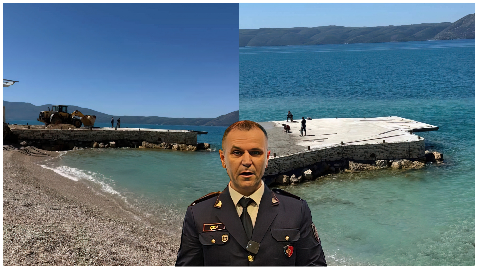 Policia e Vlorës  zbuloi  kantierin pas publikimit në JOQ  meritat i mban për vete