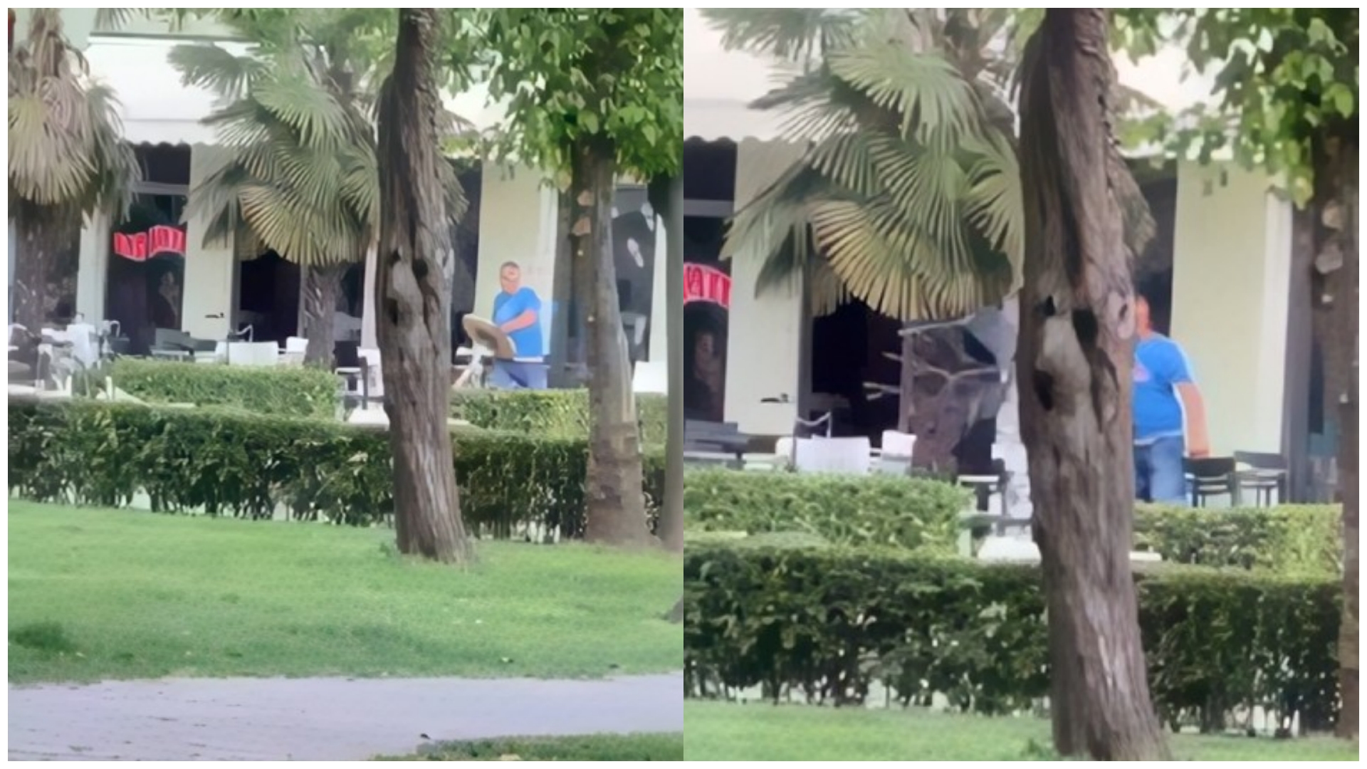 Çfarë e nxehu aq shumë shkodranin  sa të  fluturojë  tavolina e karrige në rrugë 